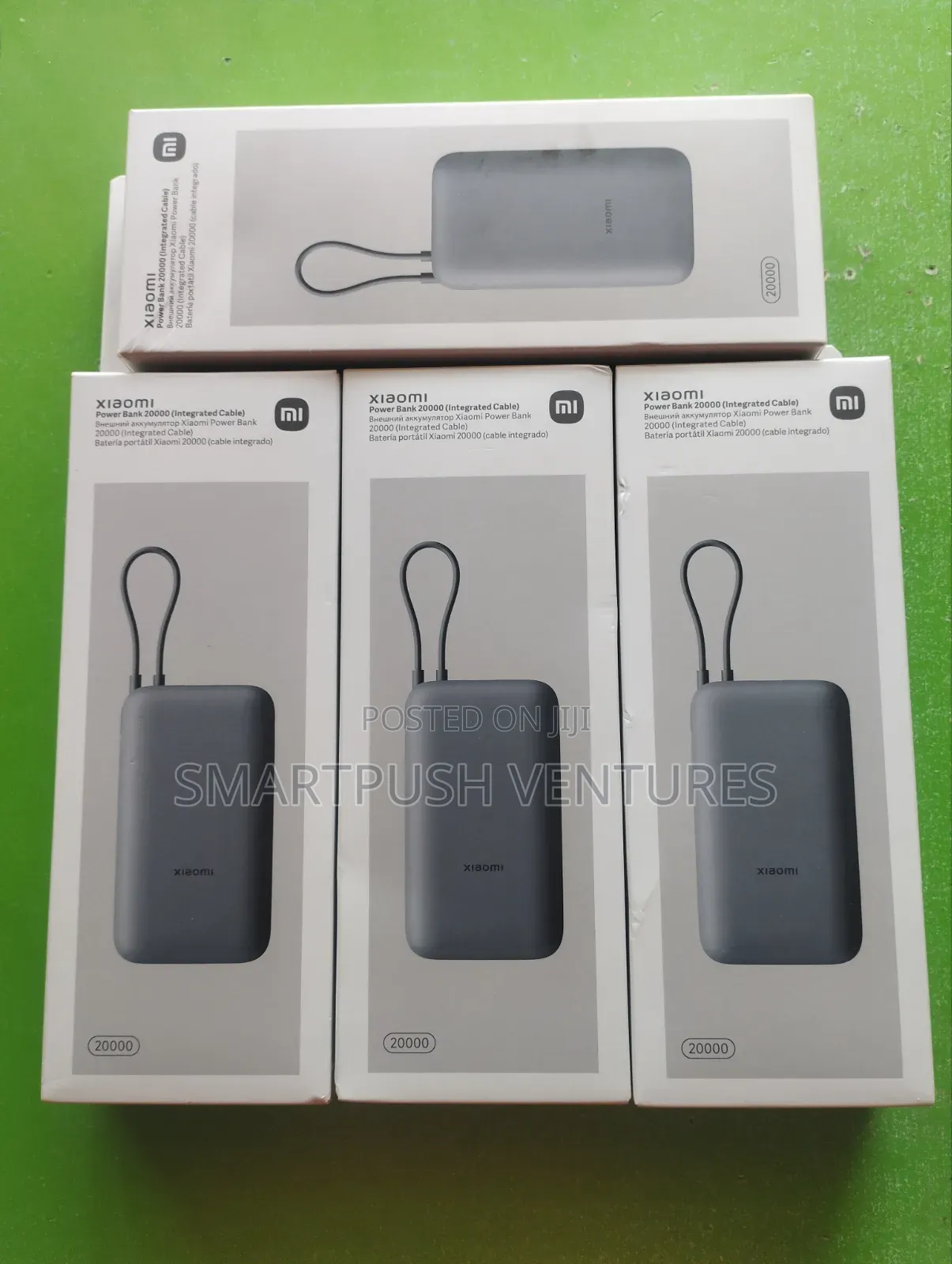 Xiaomi 20,000mah Powerbank (Integrated Cable)