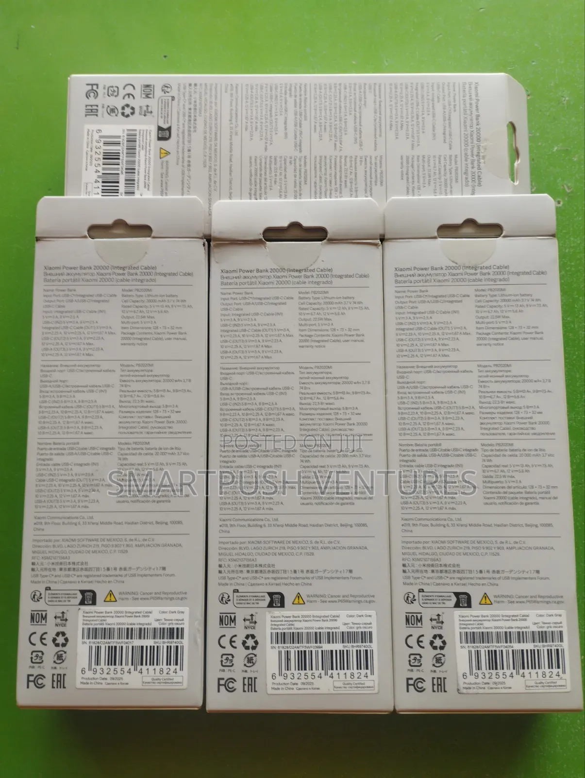 Xiaomi 20,000mah Powerbank (Integrated Cable)