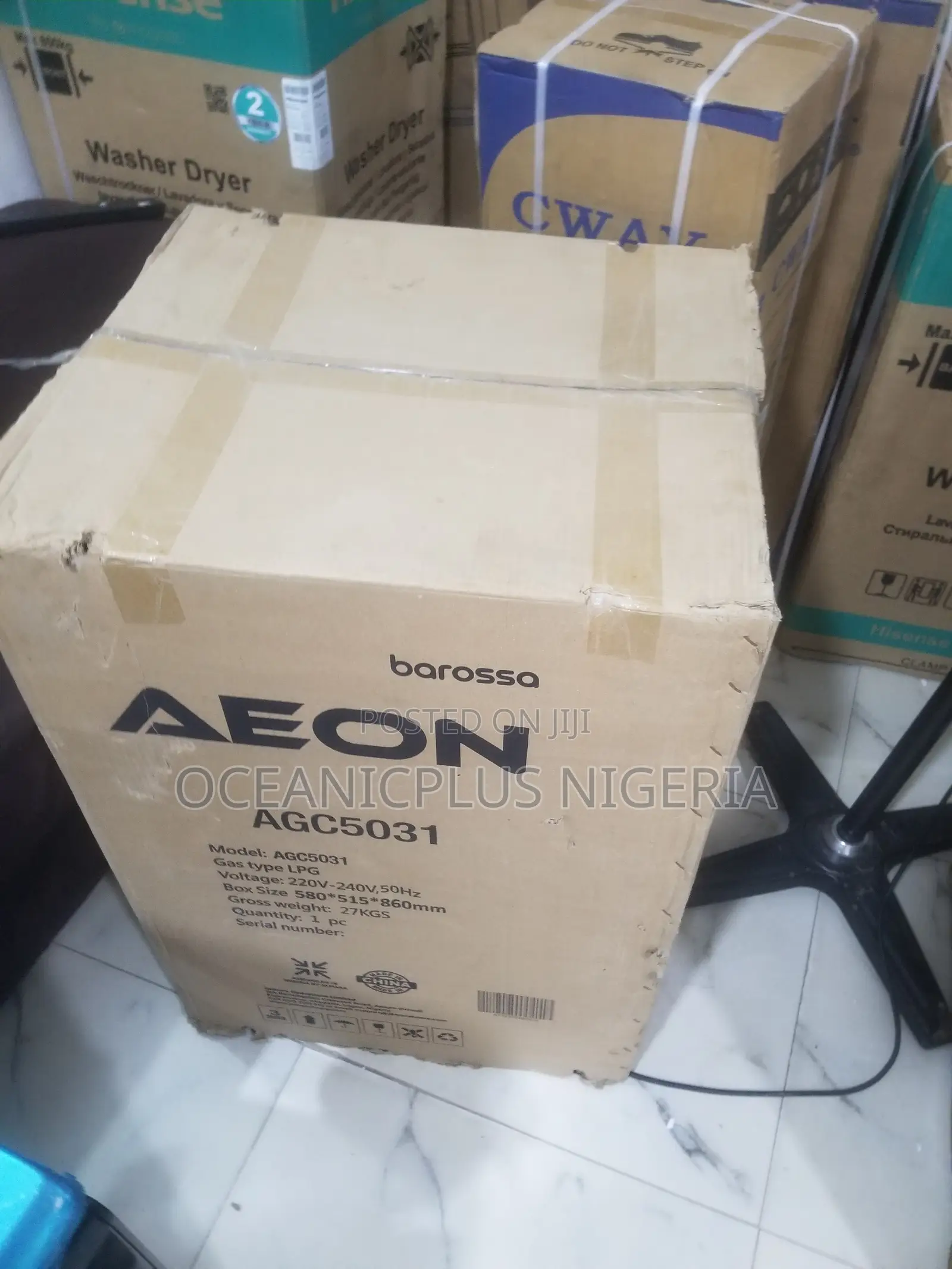 AEON AGC5031 4 Burner Gas Cooker