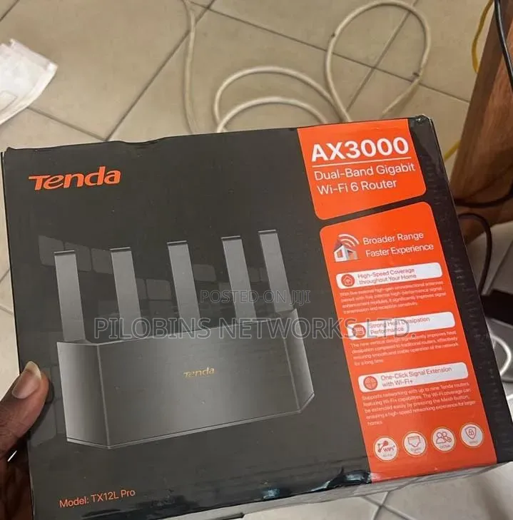 Tenda Dual Band Gigabit Router,AX3000