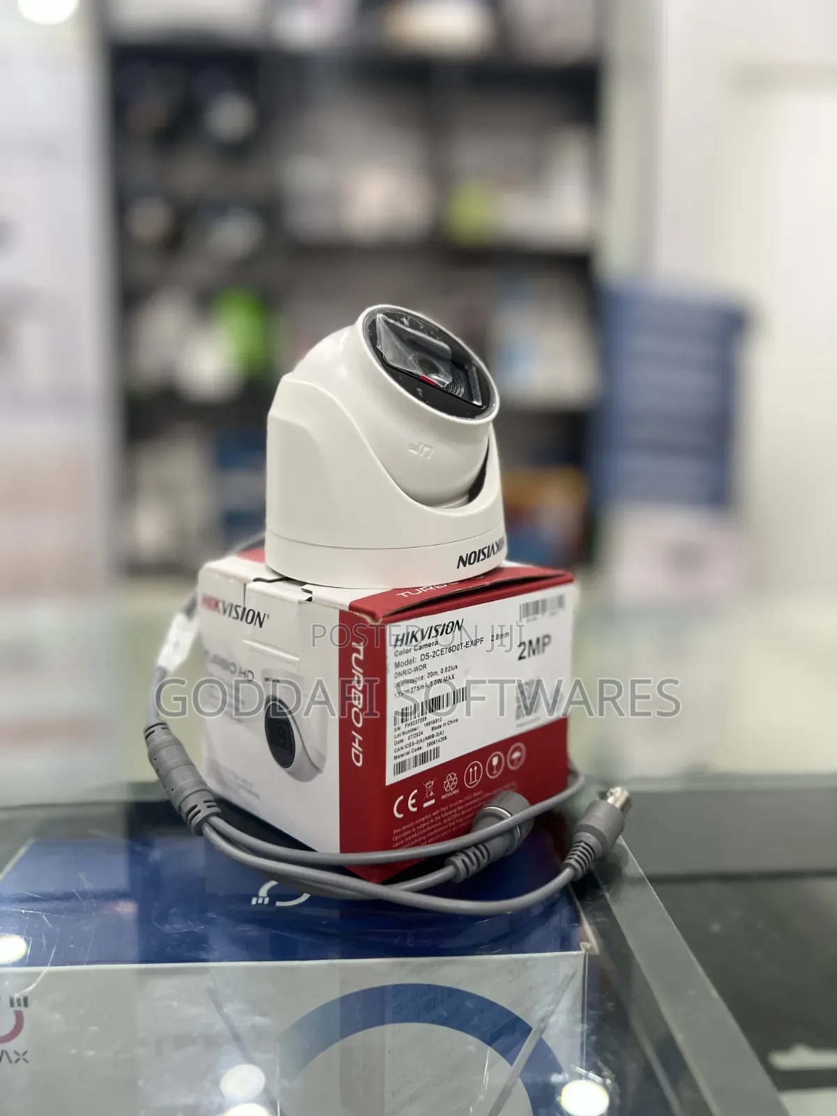 HIKVISION Indoor 2MP Analog Camera| Black/White | Goddafi Stores