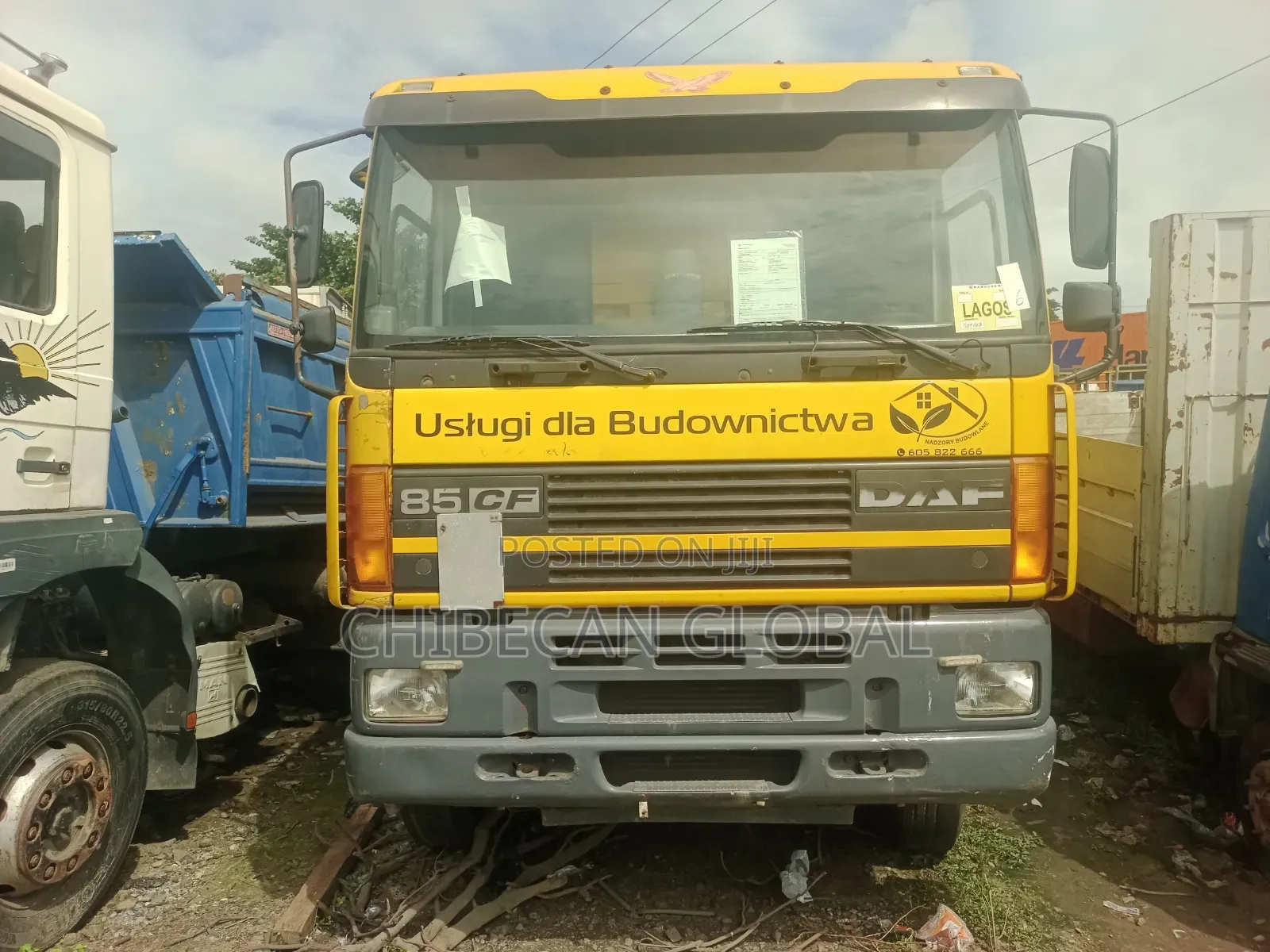DAF 85 Tipper Truck With 12 Tyres (Foreign Used)