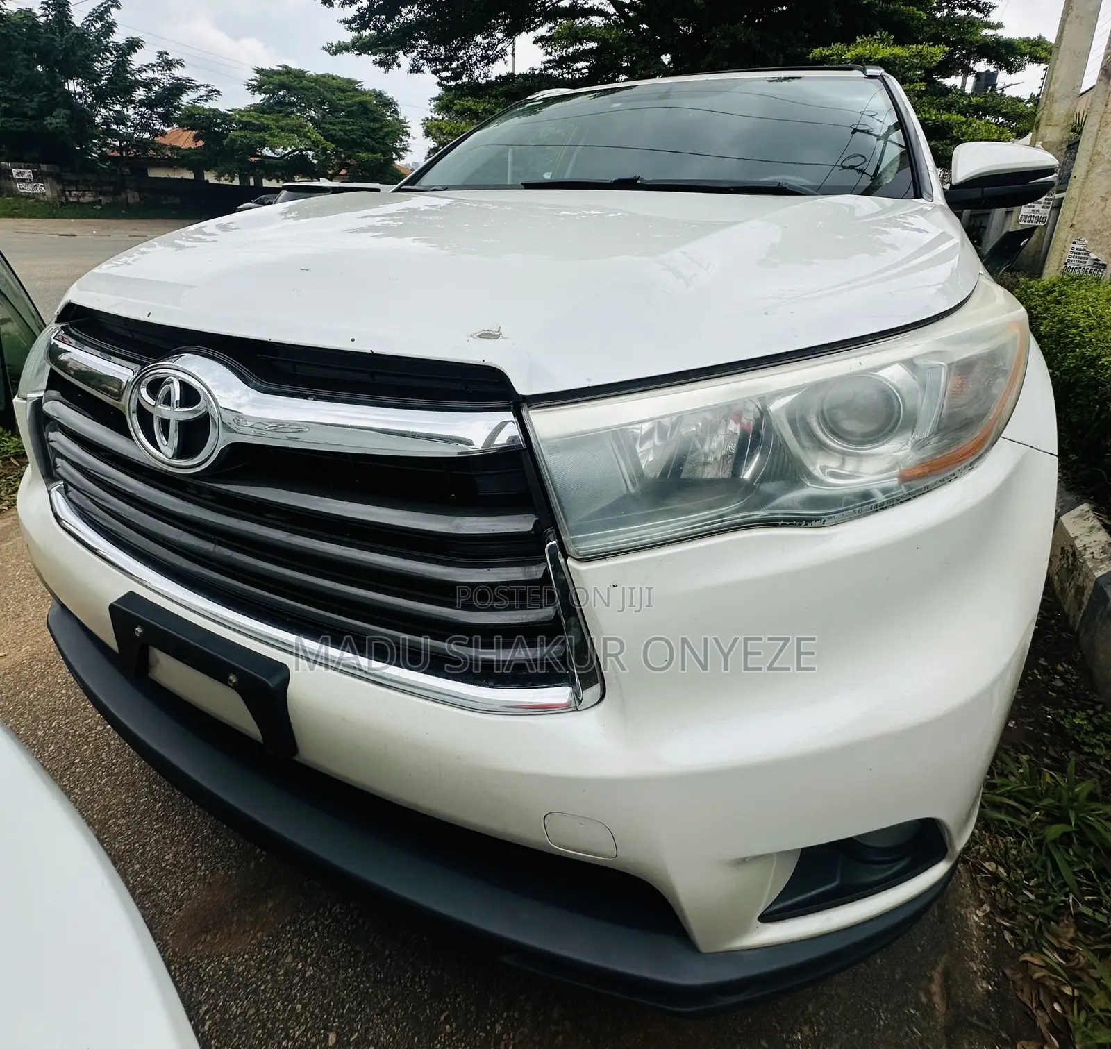 Toyota Highlander Limited V6 4x4 (3.5L 6cyl 6A) 2016 White