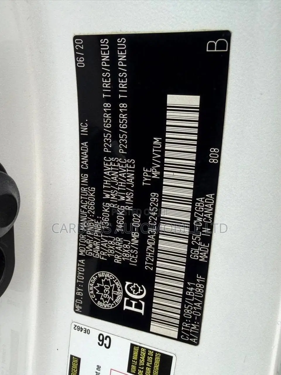 Lexus RX 350 2WD 2020 Off white