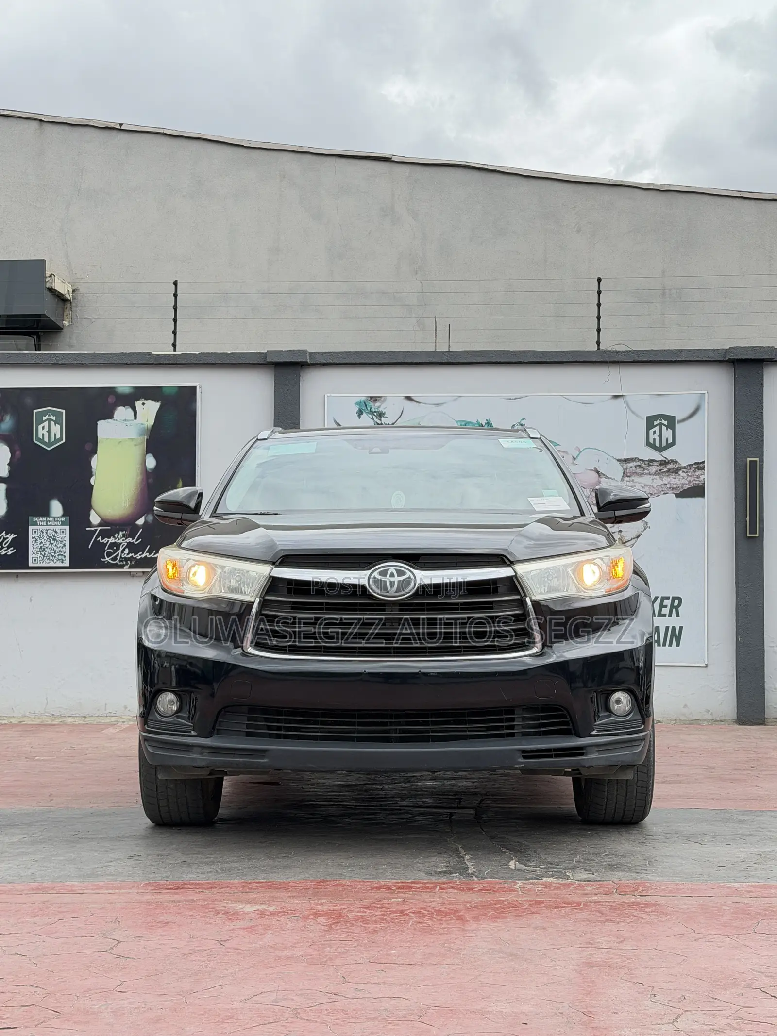 Toyota Highlander Limited V6 4x2 (3.5L 6cyl 6A) 2016 Black