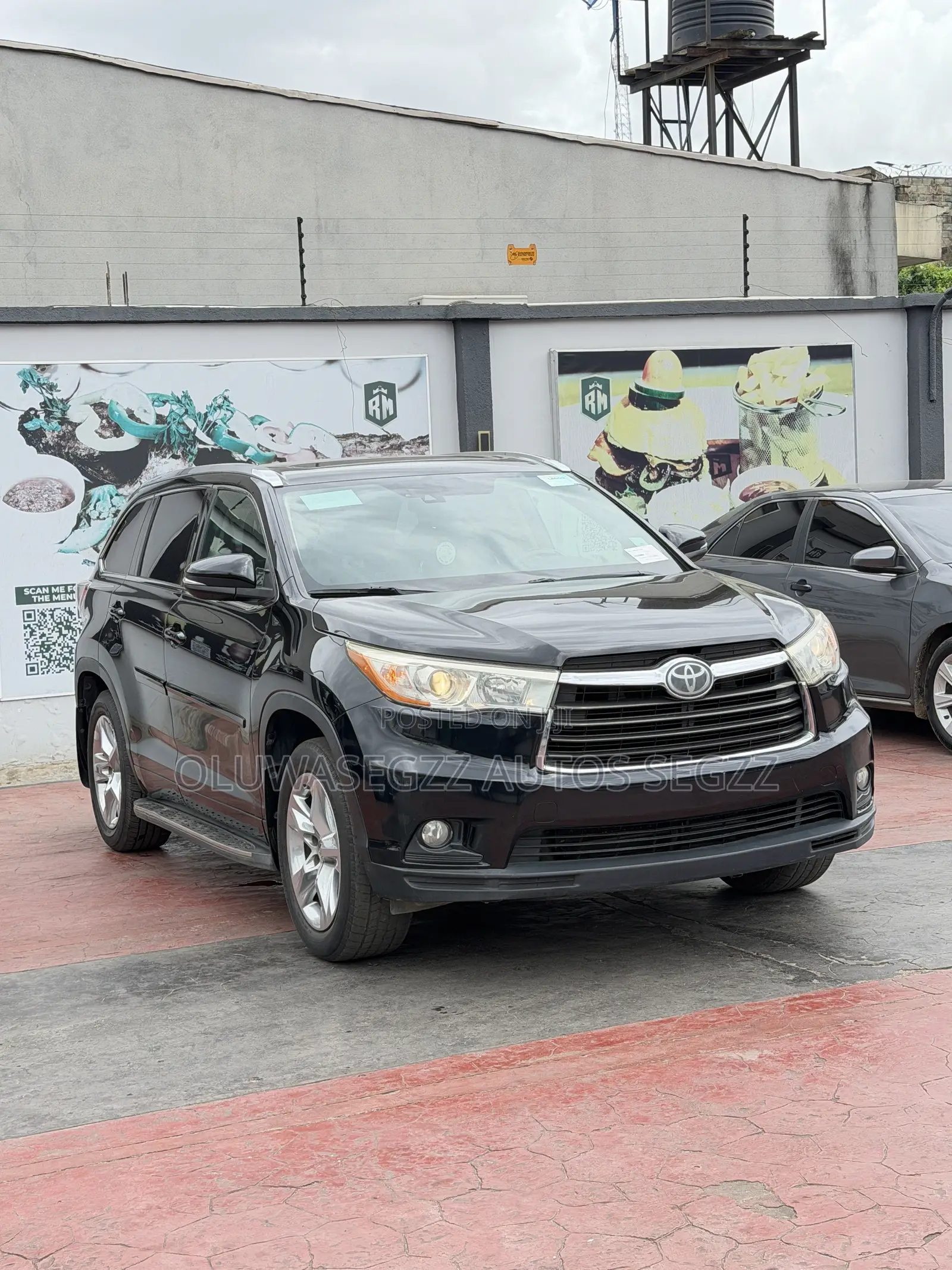 Toyota Highlander Limited V6 4x2 (3.5L 6cyl 6A) 2016 Black