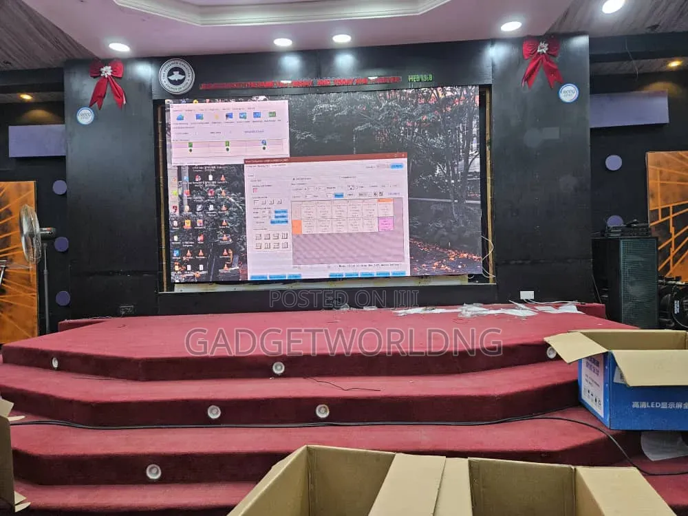 P2.5 P3 P4 P5 LED Screen Installation – Church Office Outdoor Events