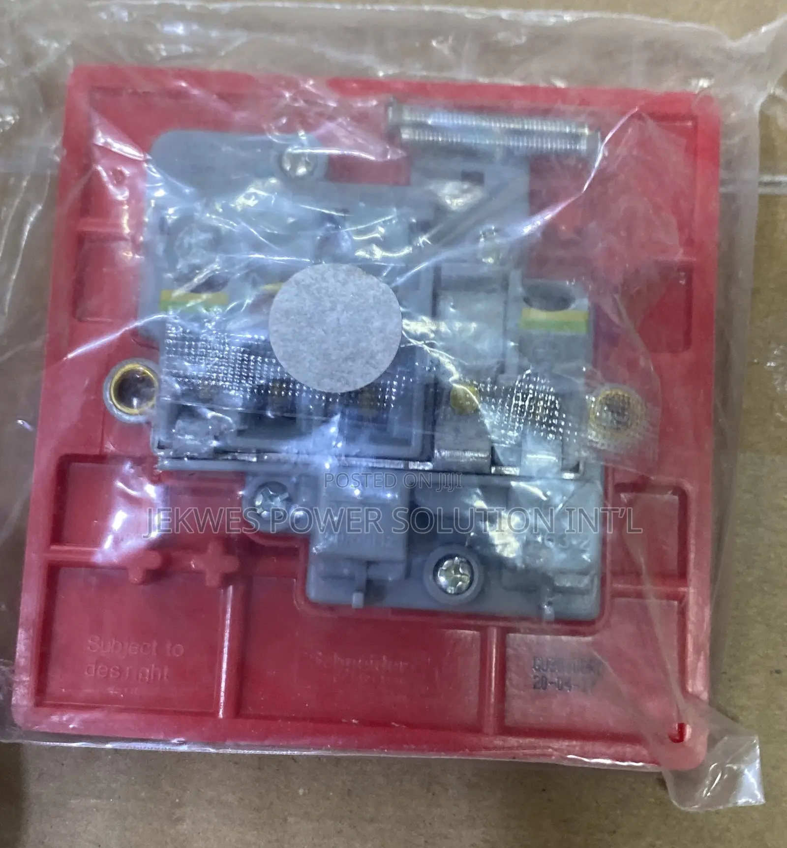 Original 13A Single Red Socket