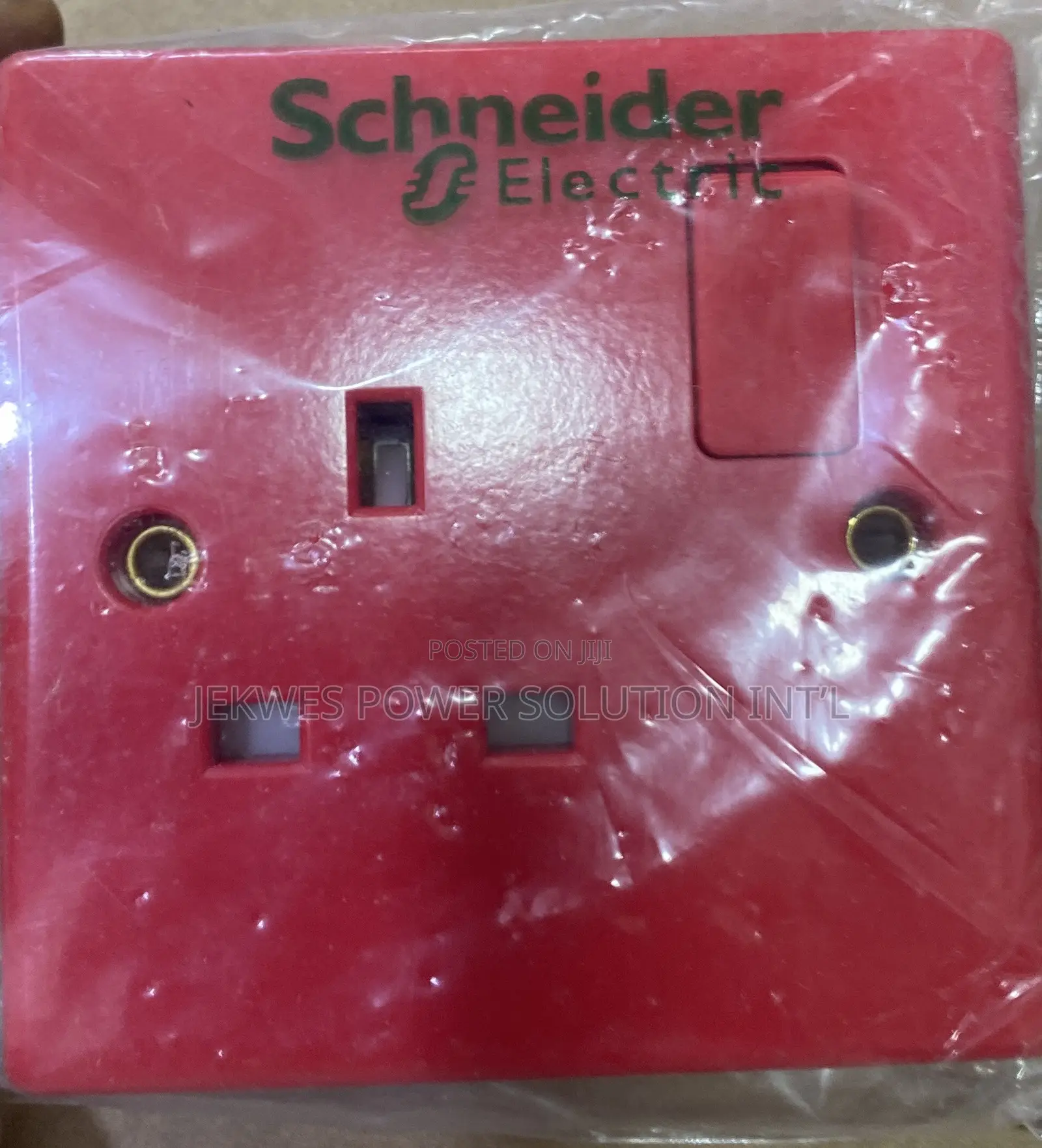 Original 13A Single Red Socket