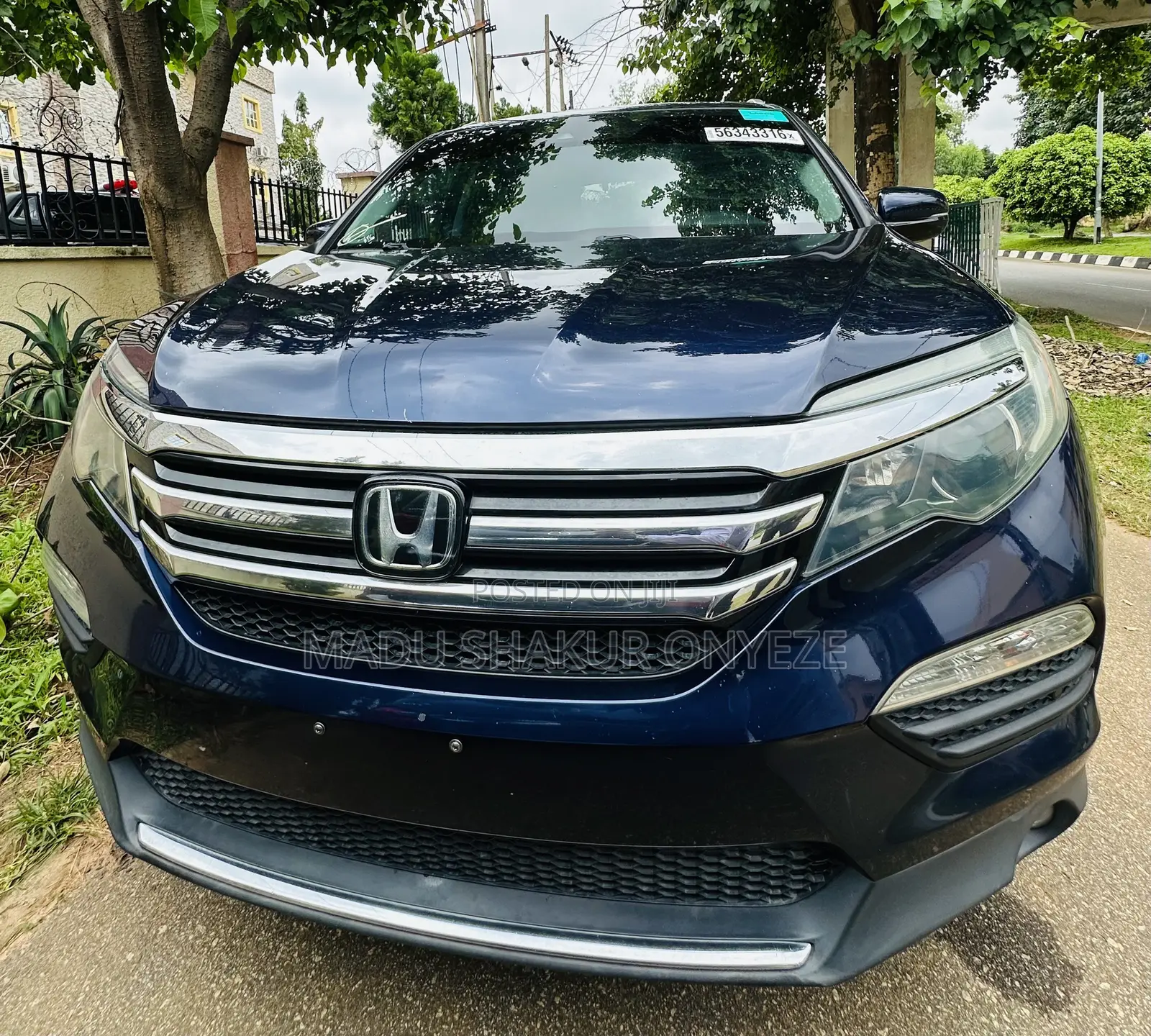 Honda Pilot Touring 4dr SUV 4WD (3.5L 6cyl 9A) 2017 Blue