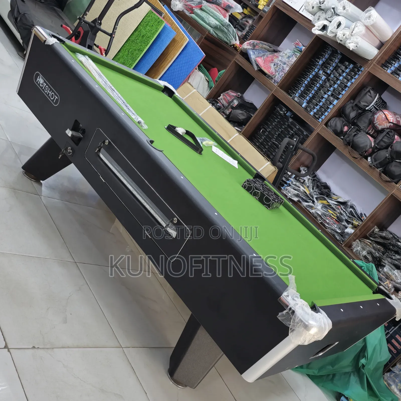 7ft & 8ft Imported Marble-Top Coin-Operated Snooker Pool Table