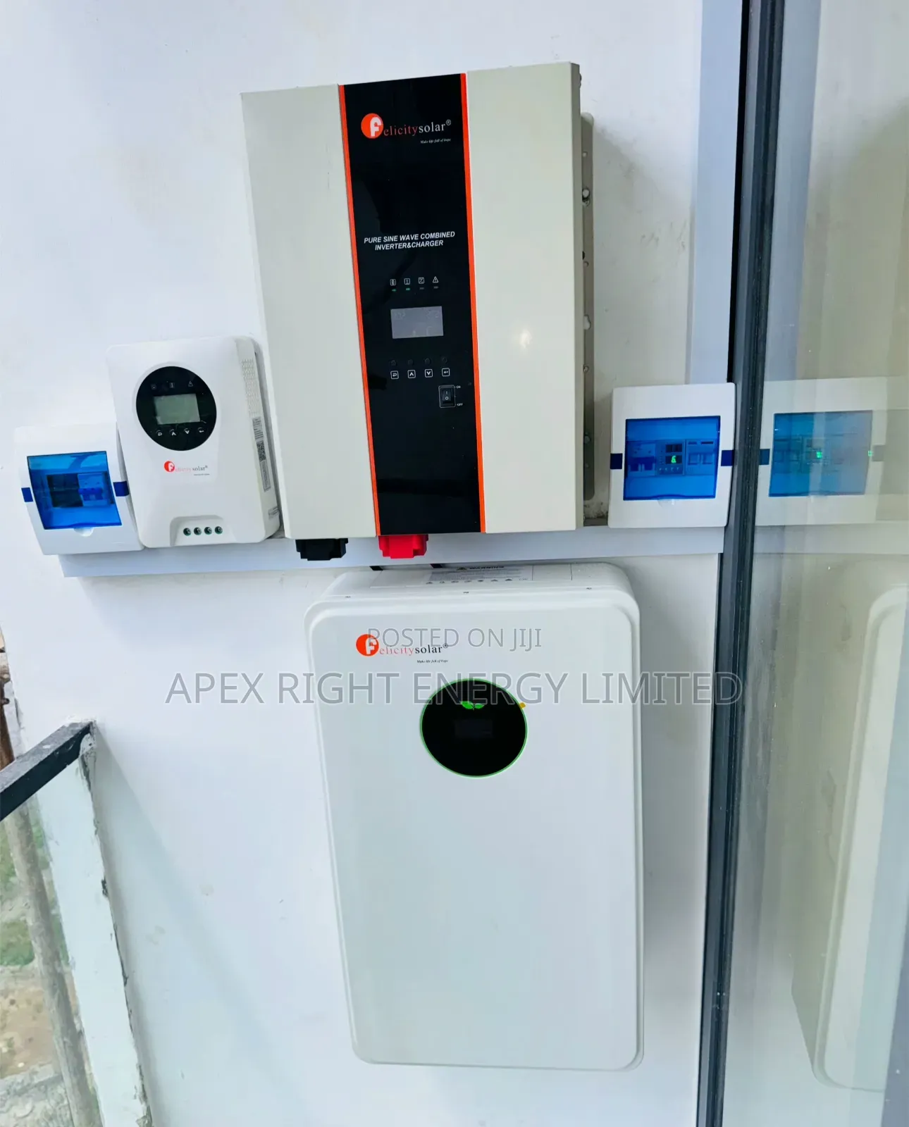 7.5kva Felicity Inverter+10kwh Felicity Lithium+650w BiFecial Panel X8
