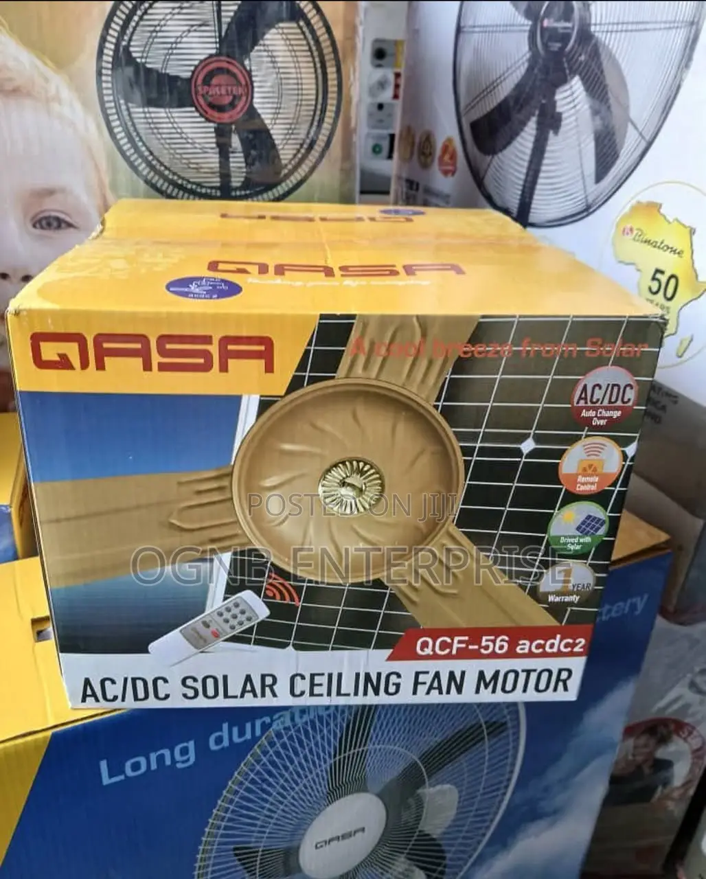Qasa AC/Dc 56" Ceiling Fan