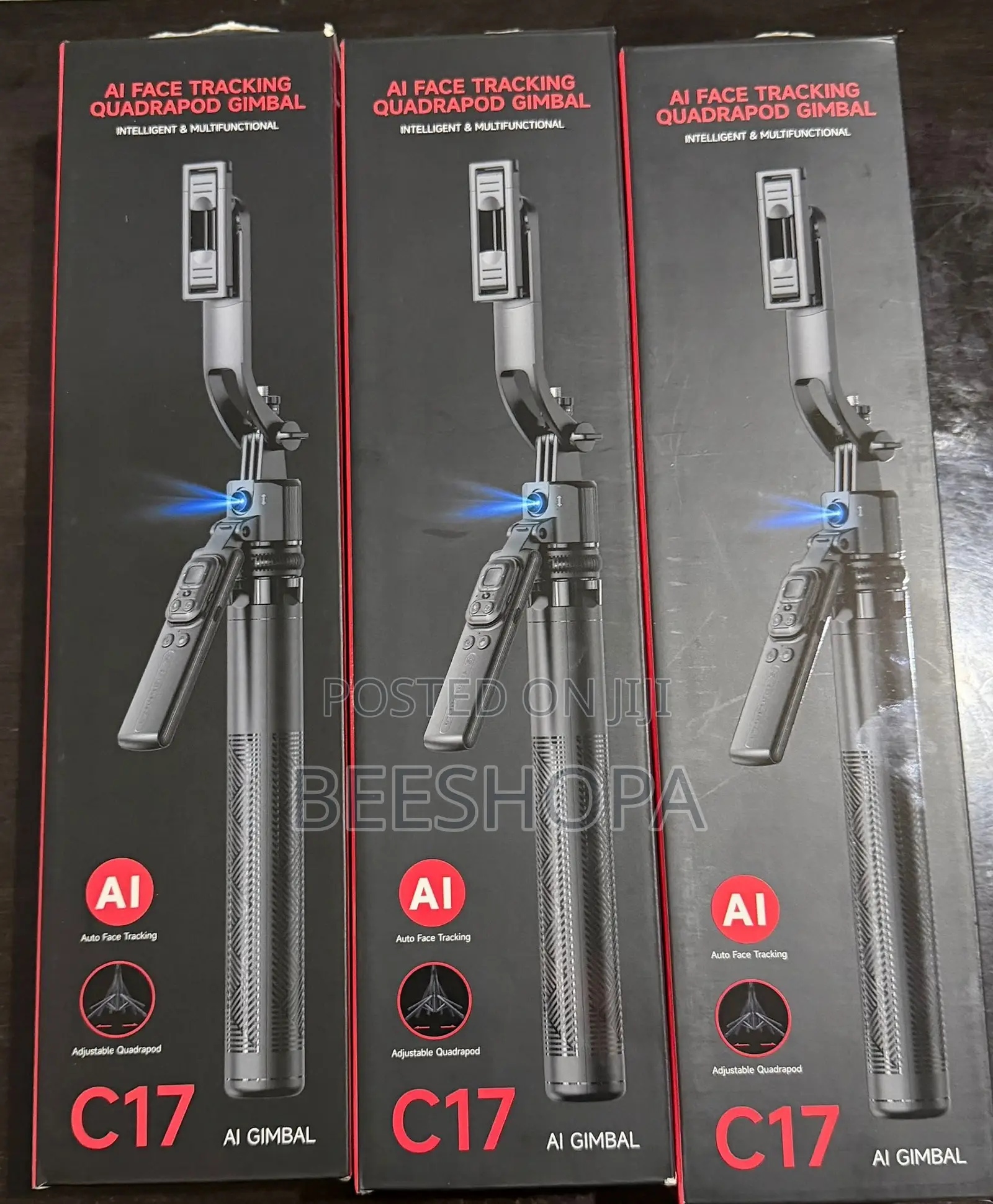Smart Ai Face Tracking, Retractable Tripod