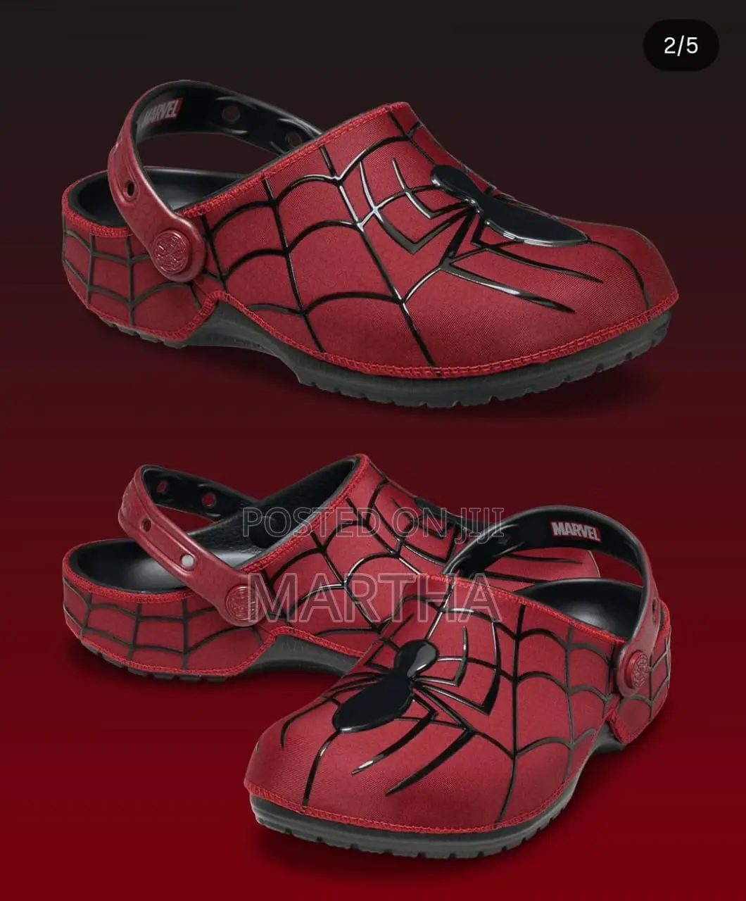 Luxury Spider-Man Crocs Shoe