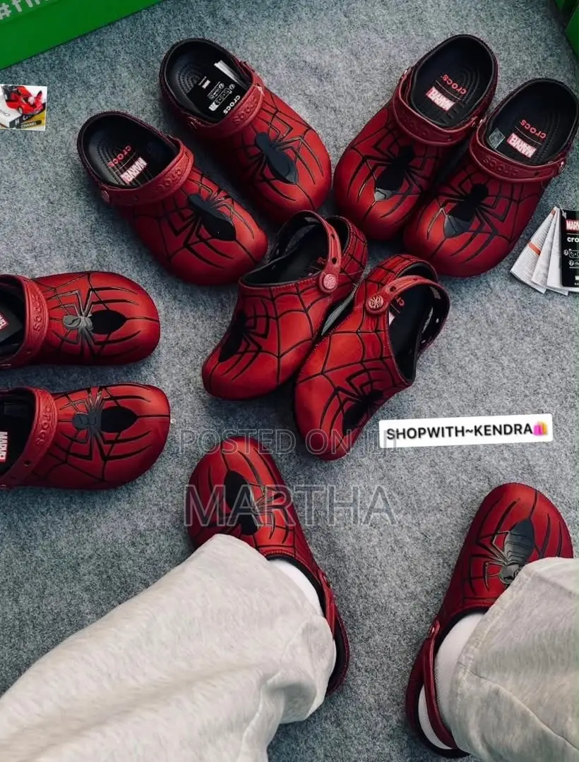Luxury Spider-Man Crocs Shoe