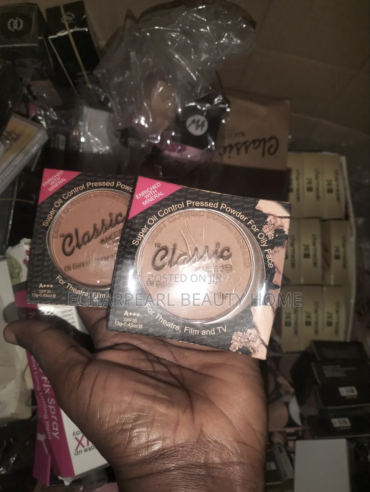 Classic Super Oil Control Pressed Powder for Oily Face