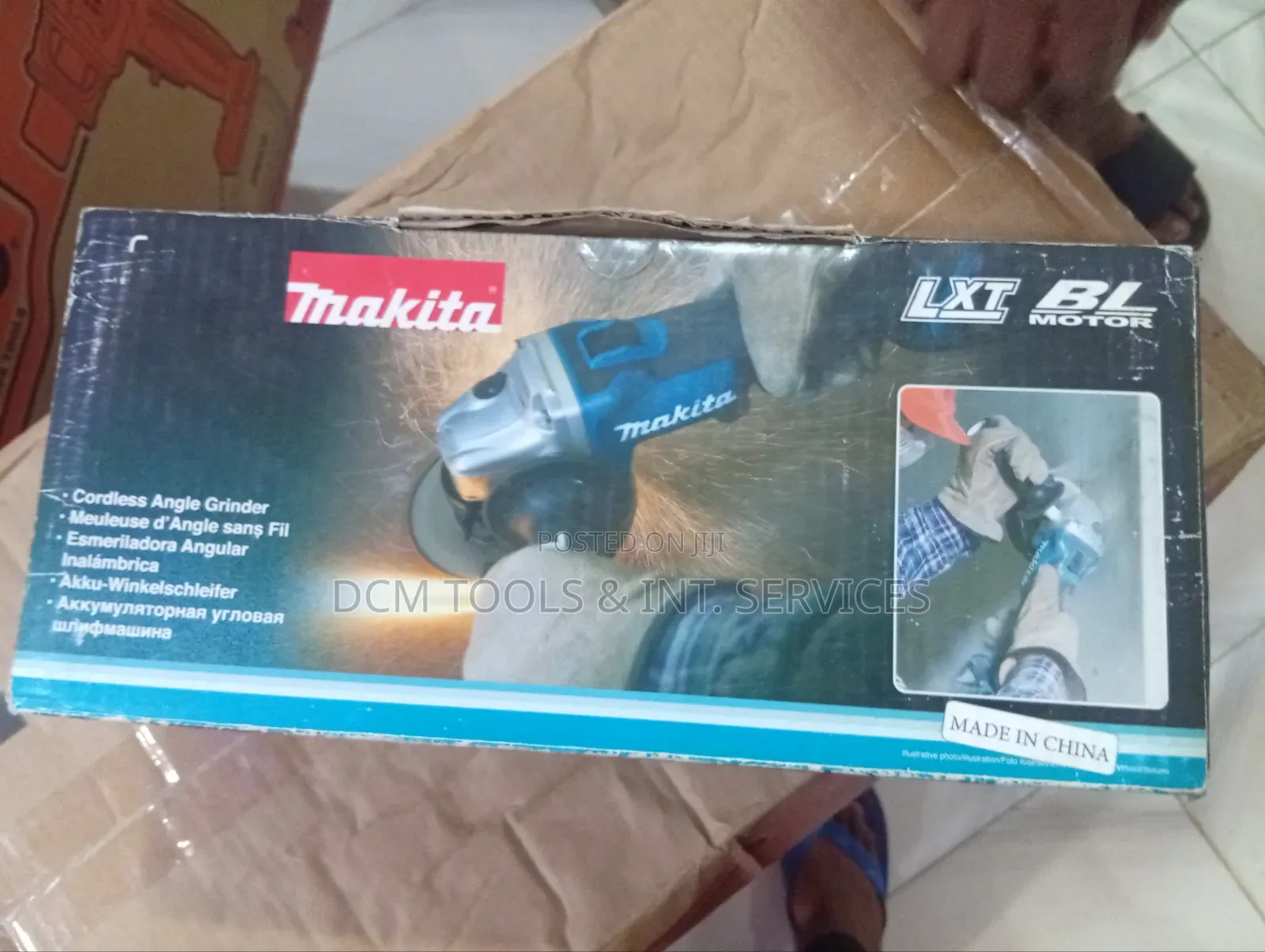 41⁄2" Makita Cordless Angle Grinder,