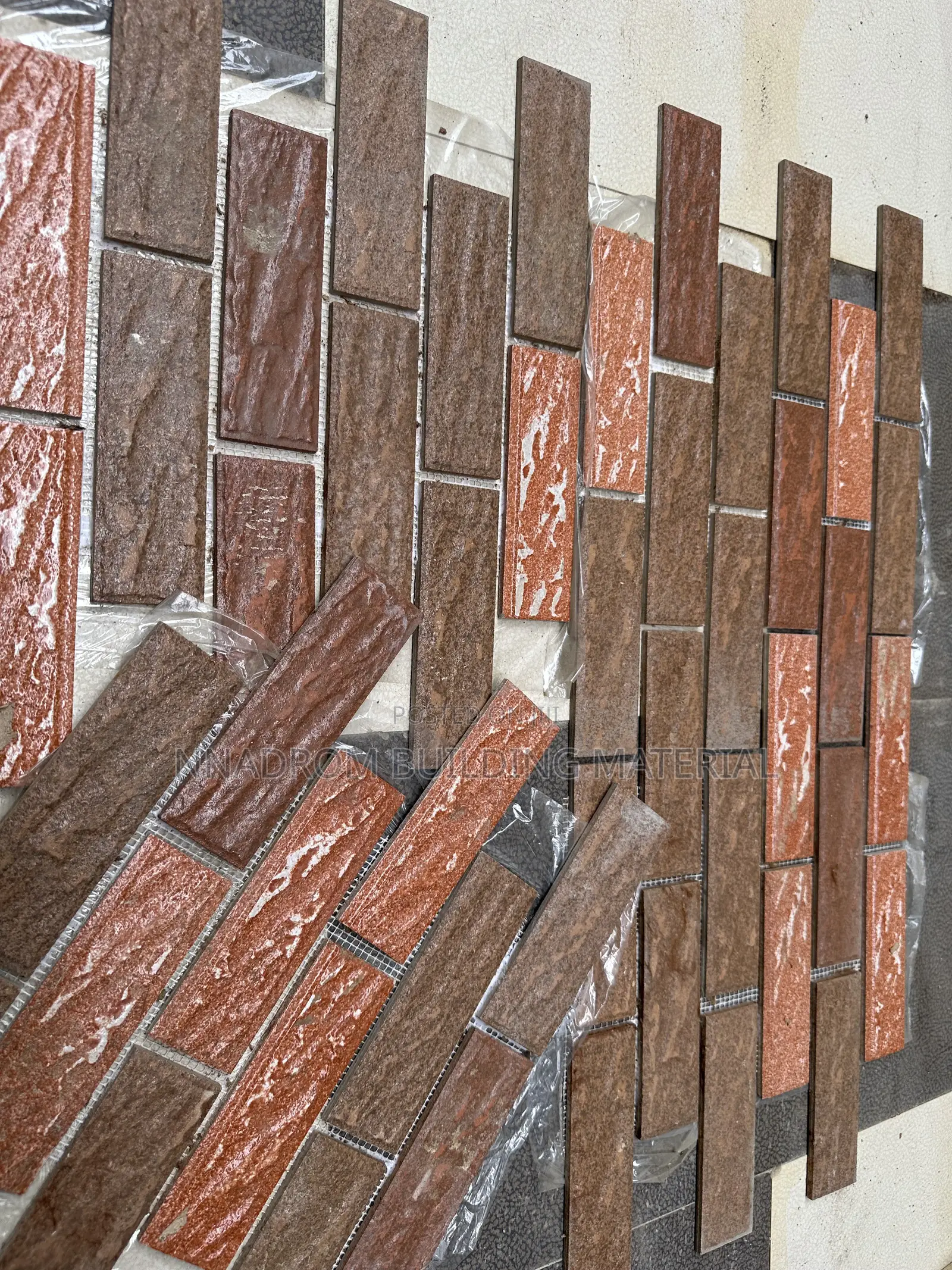 30/30 Red Bricks Mosaic