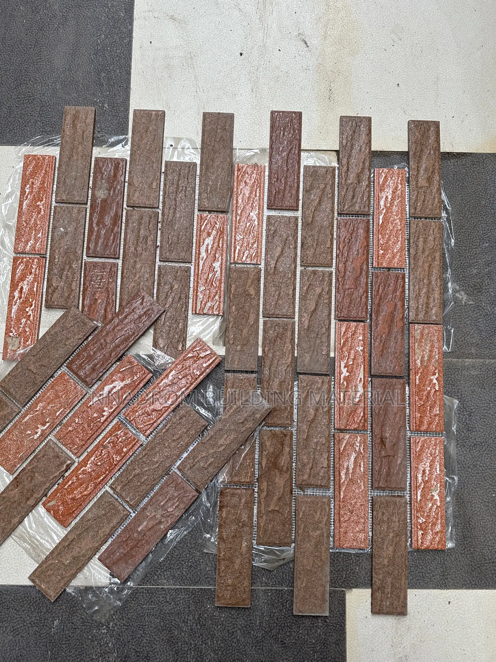 30/30 Red Bricks Mosaic