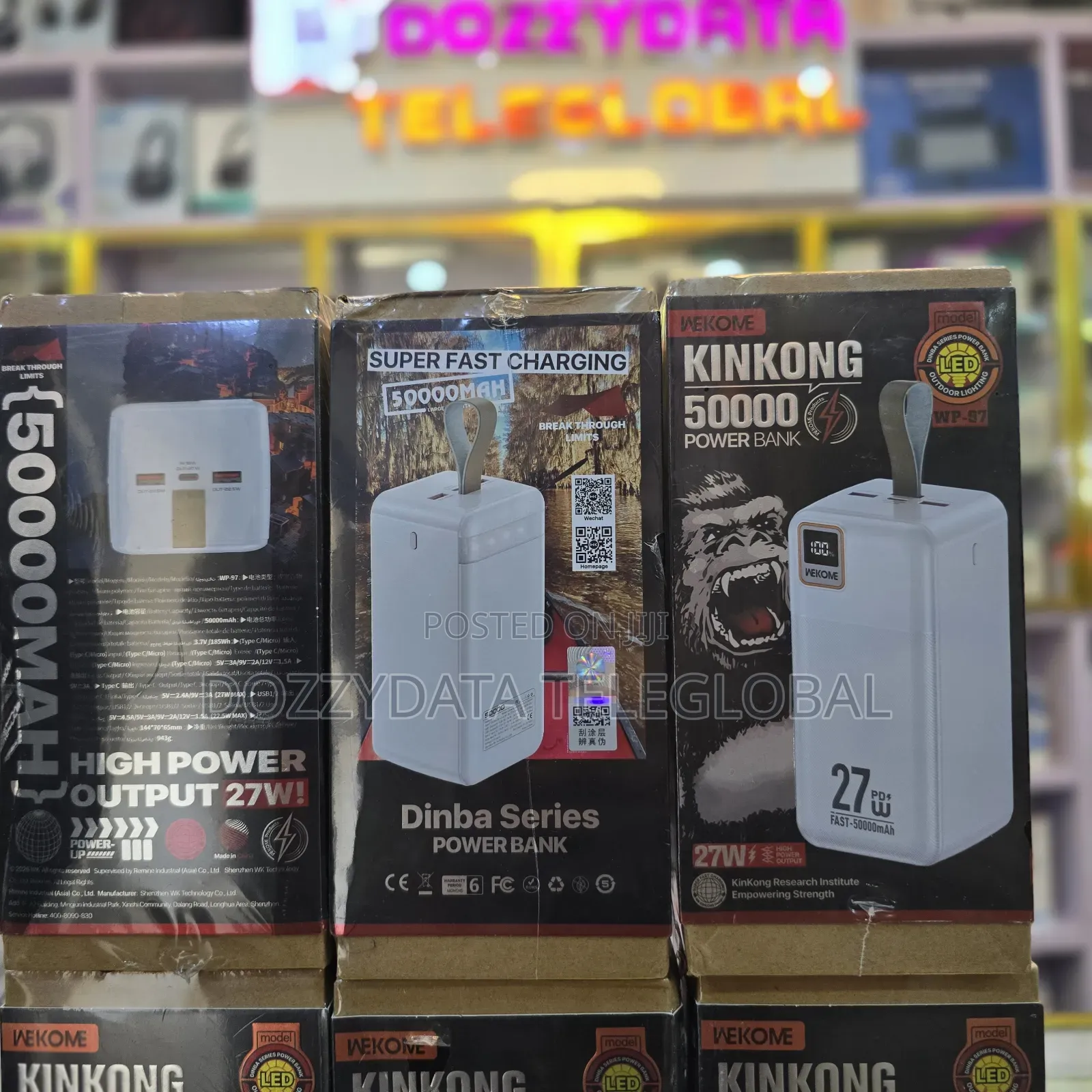 Wekome Kinkong 50000mAh Power Bank (Model WP-97, Dinba Series)