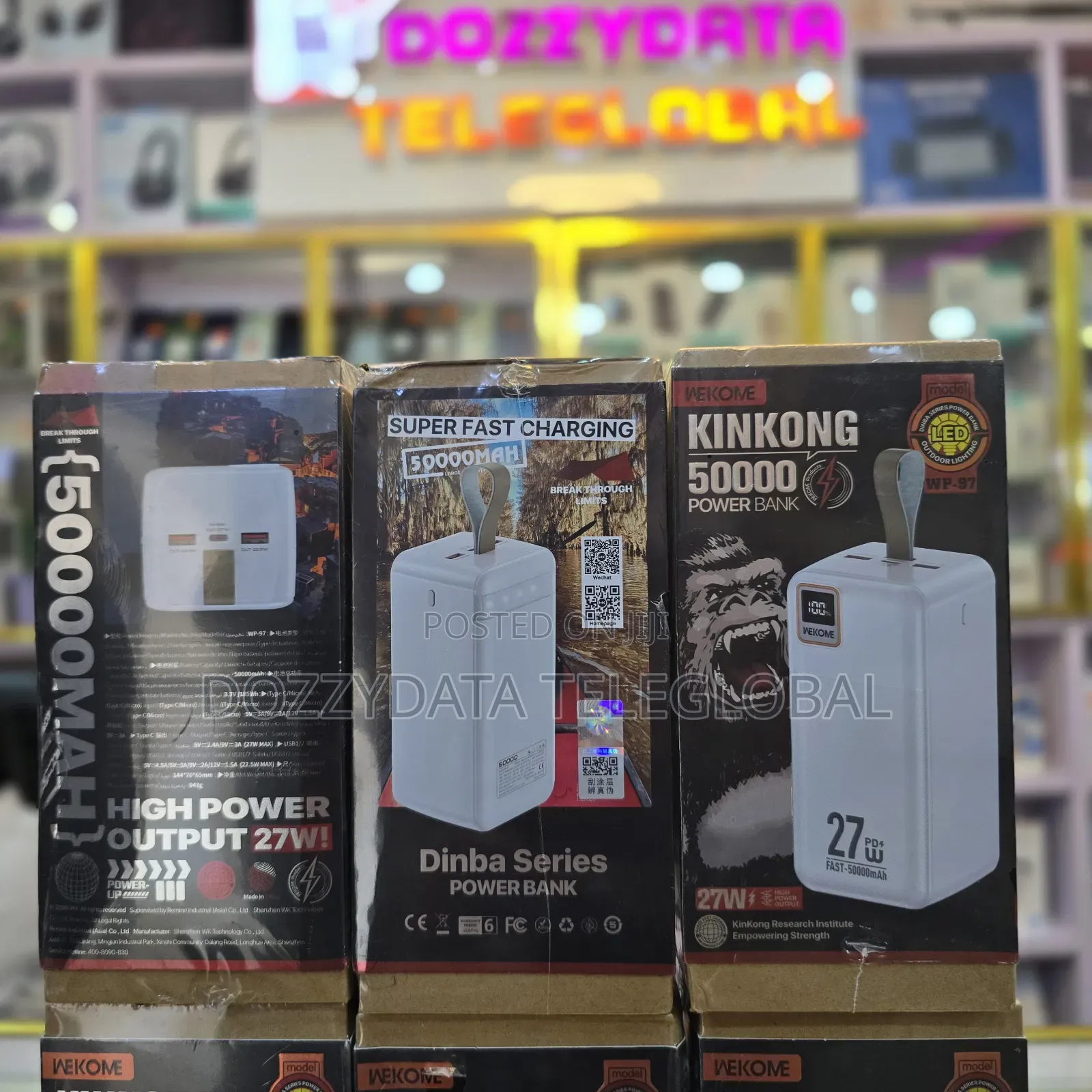 Wekome Kinkong 50000mAh Power Bank (Model WP-97, Dinba Series)