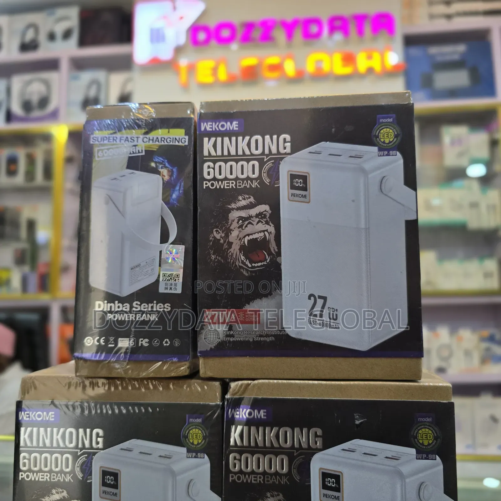 Wekome Kinkong 60000mAh Power Bank (Model WP-98) 27W Output