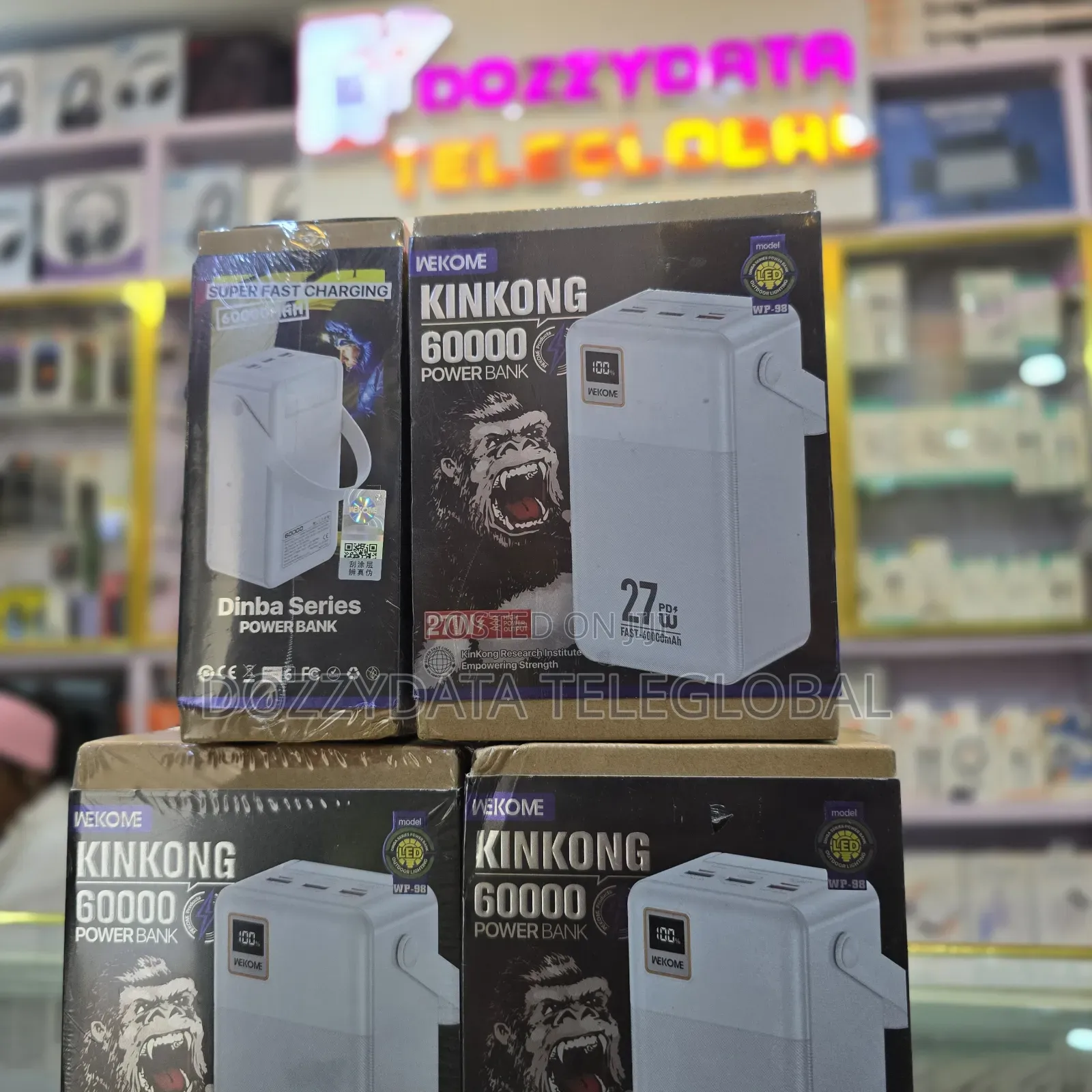 Wekome Kinkong 60000mAh Power Bank (Model WP-98) 27W Output