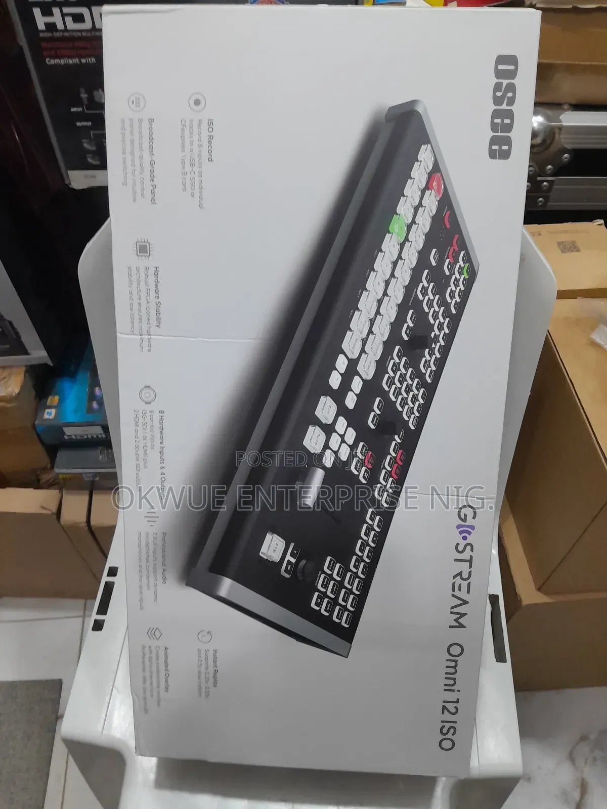 Gostream 12 Channels Video Mixer for Your Video Production N3,150,000