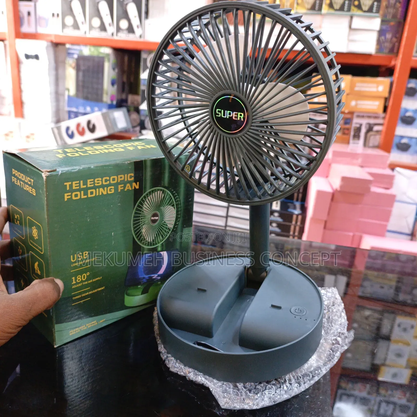 Telescopic Folding Fan