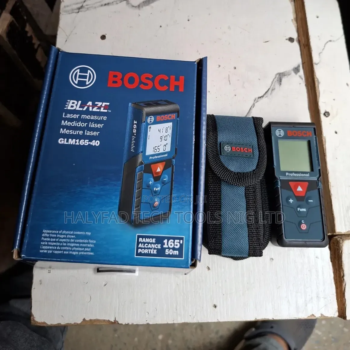 Bosch Blaze Pro Glm165-40 165 Feet Laser Distance Measure
