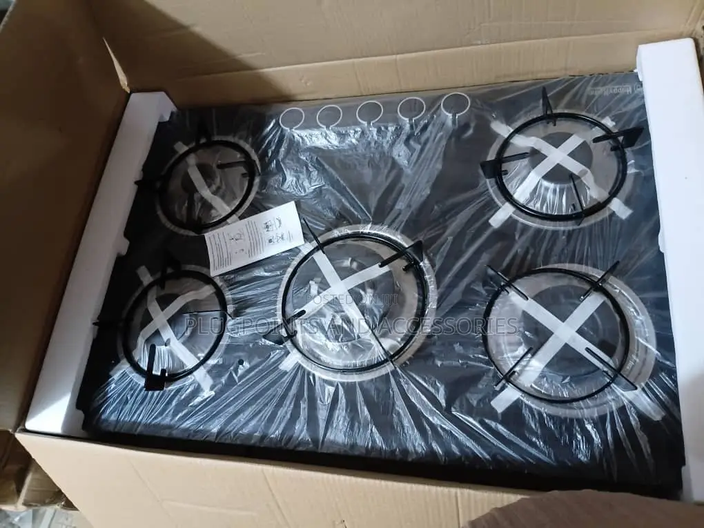 Happy Home 5 Glass Burners Gas Cooker Inbuilt