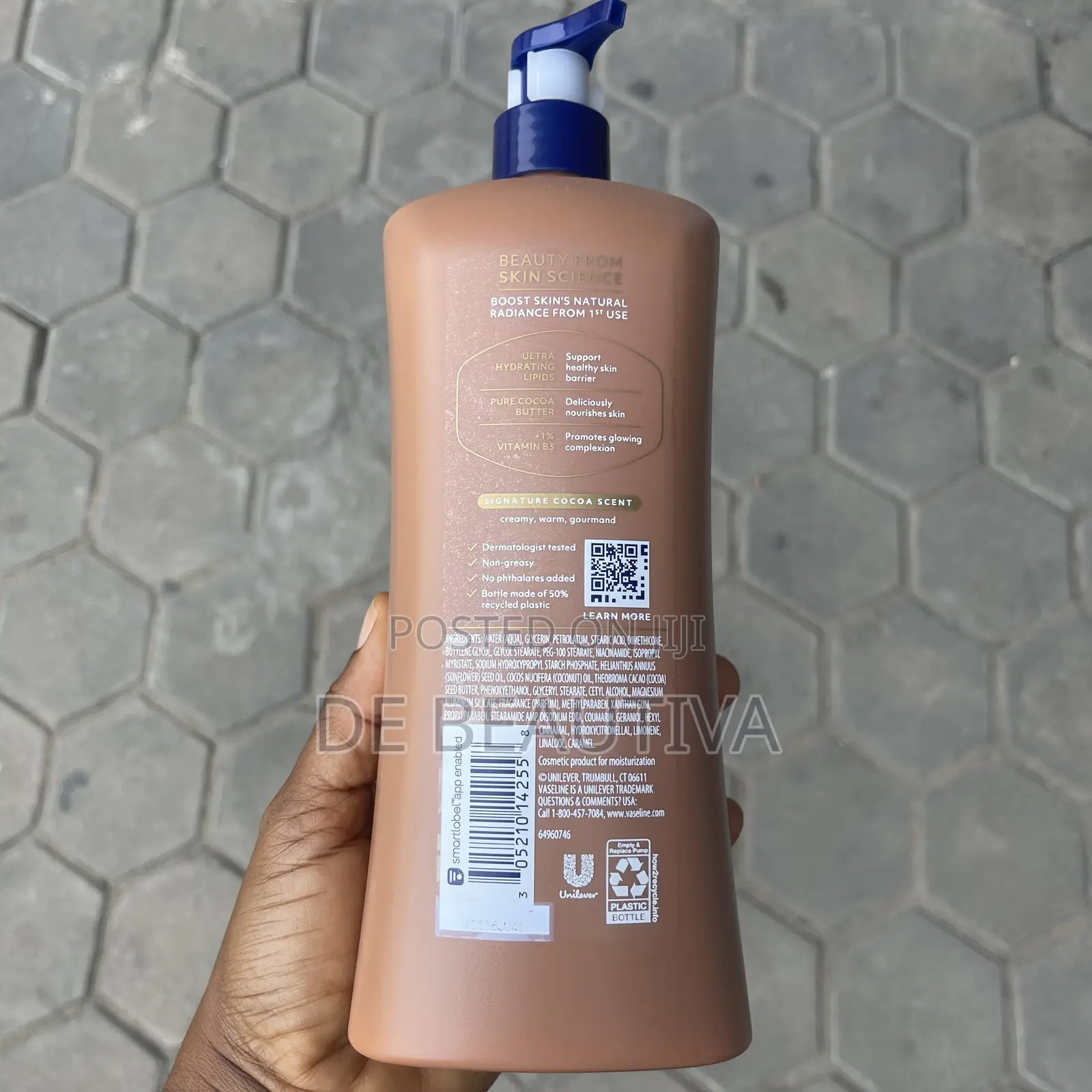 Vaseline Intensive Care Cocoa Radiant Body Lotion (Huge 32oz / 947ml)