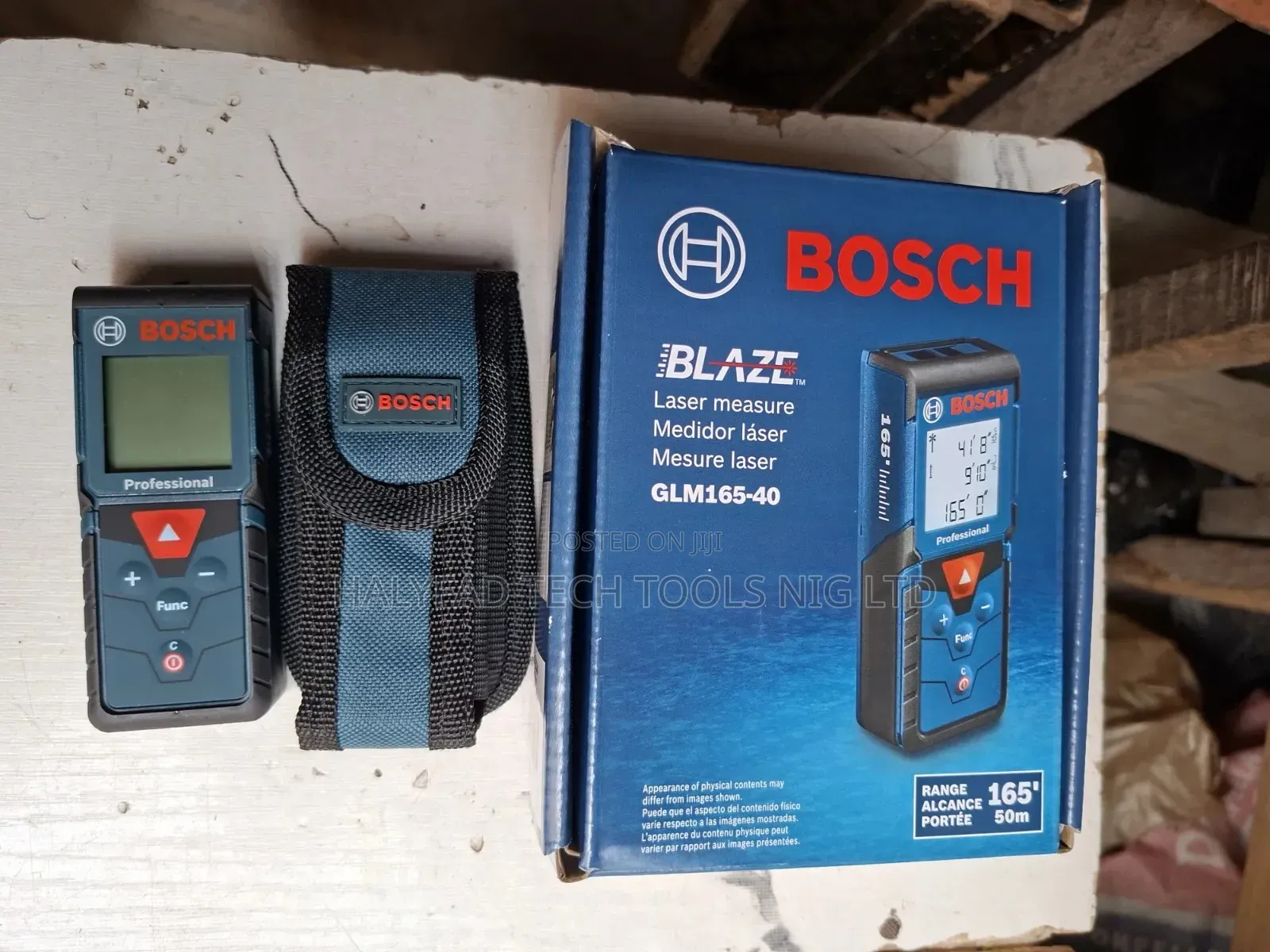 Bosch Blaze Pro Glm165-40 165 Feet Laser Distance Measure