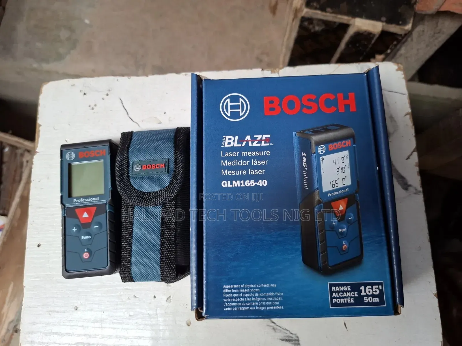 Bosch Blaze Pro Glm165-40 165 Feet Laser Distance Measure