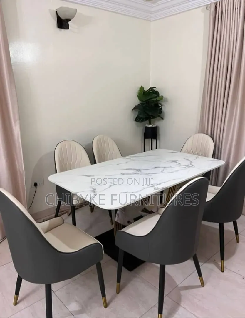 Marble Top Dining Table