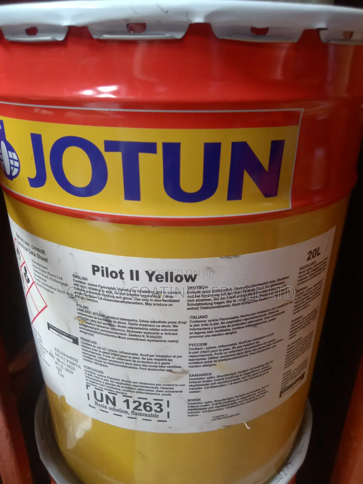 Pilot 11 Yellow