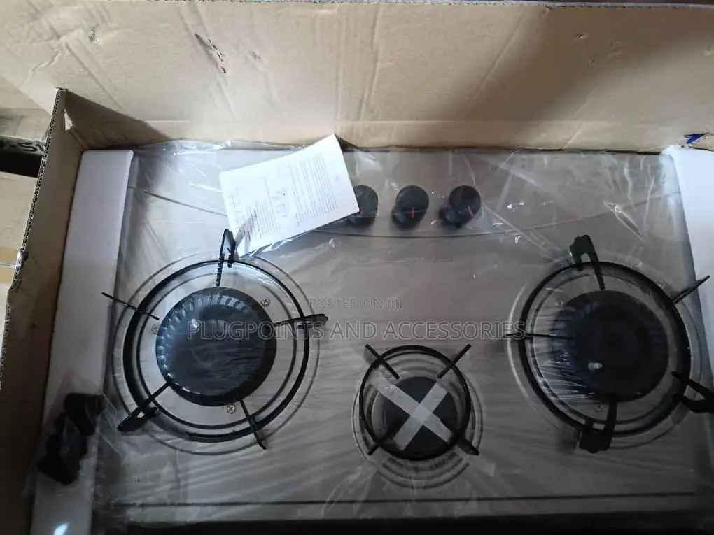 Happy Home 3 Burners Stainless Inbuilt Gas Cooker EMBER DEALS LIMITED