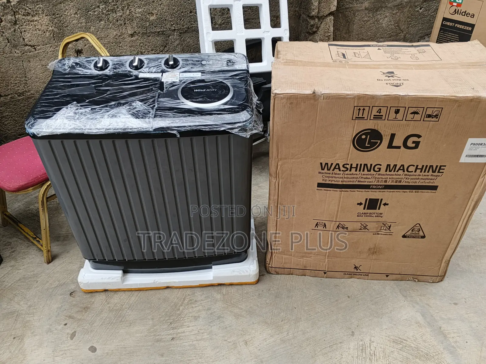 LG 8kg Manual Clothes Washing Appliance P800R3AGNC