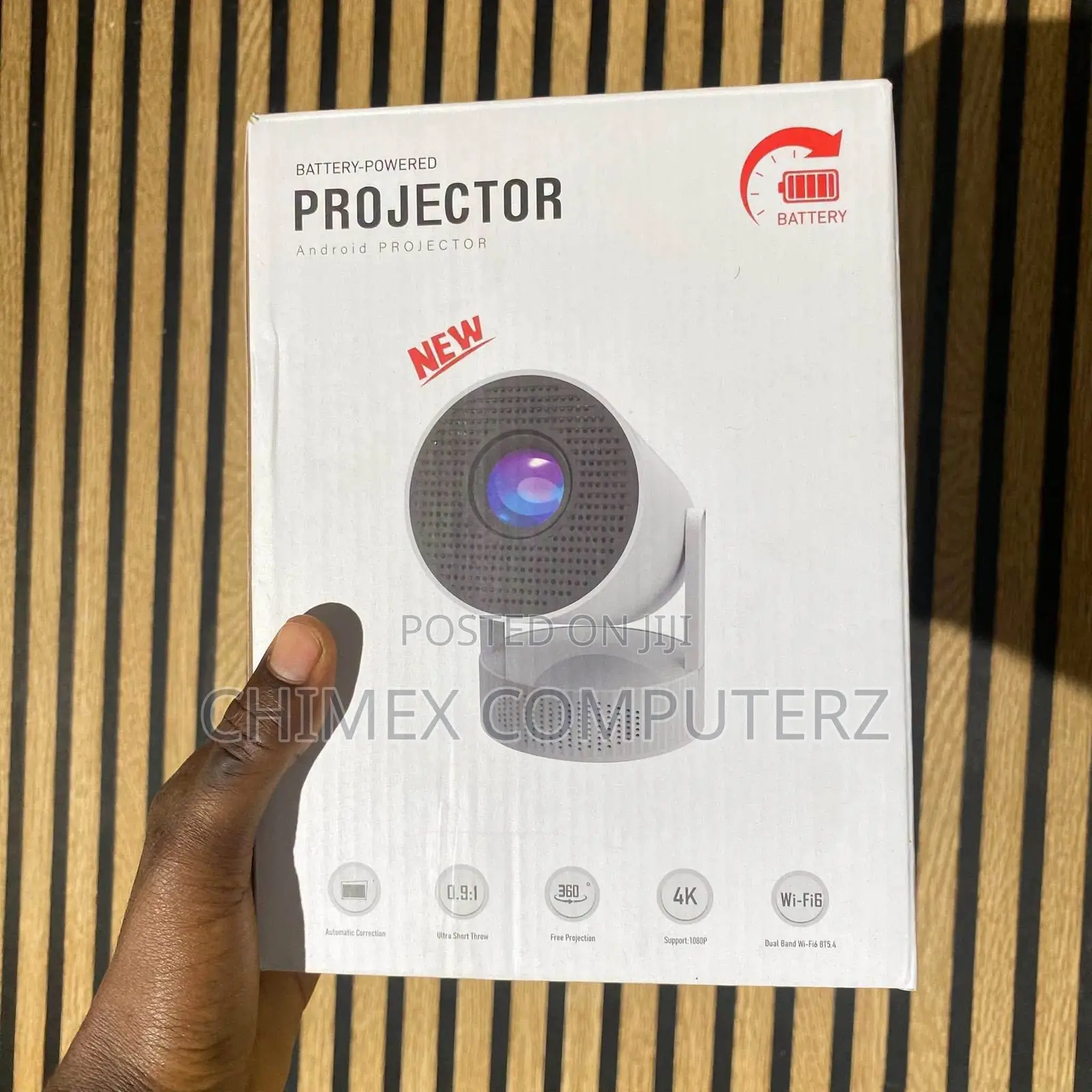 Hy300 Rechargeable Projector + Inbuilt Speaker