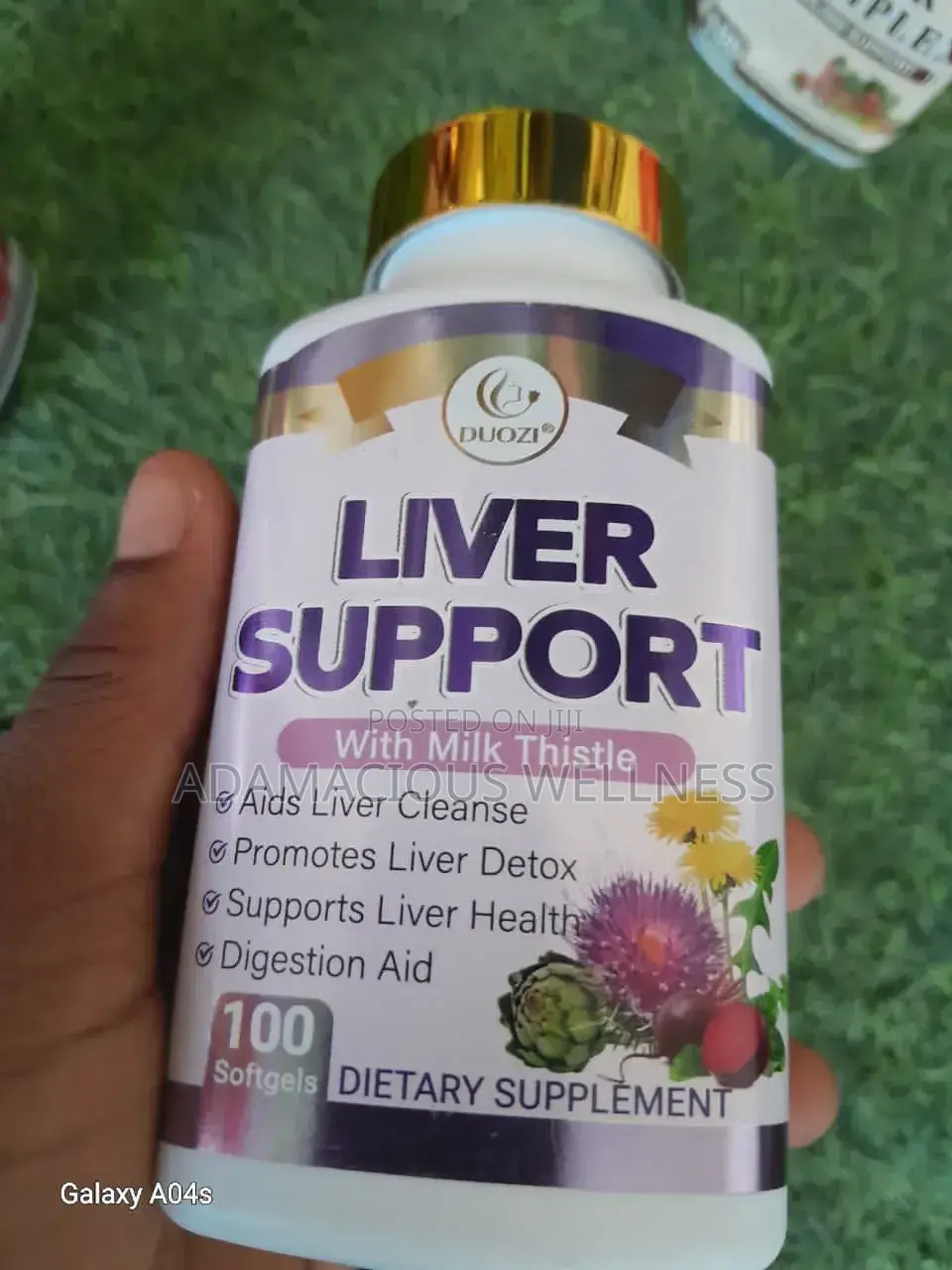 Duozi Liver Support With Milk Thistle - Liver Cleanse & Detox