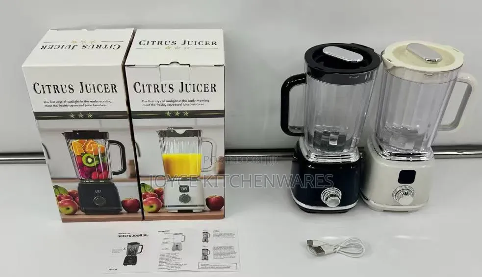 Electric Citrus Juicer Blender Smoothie Maker With Glass Jar