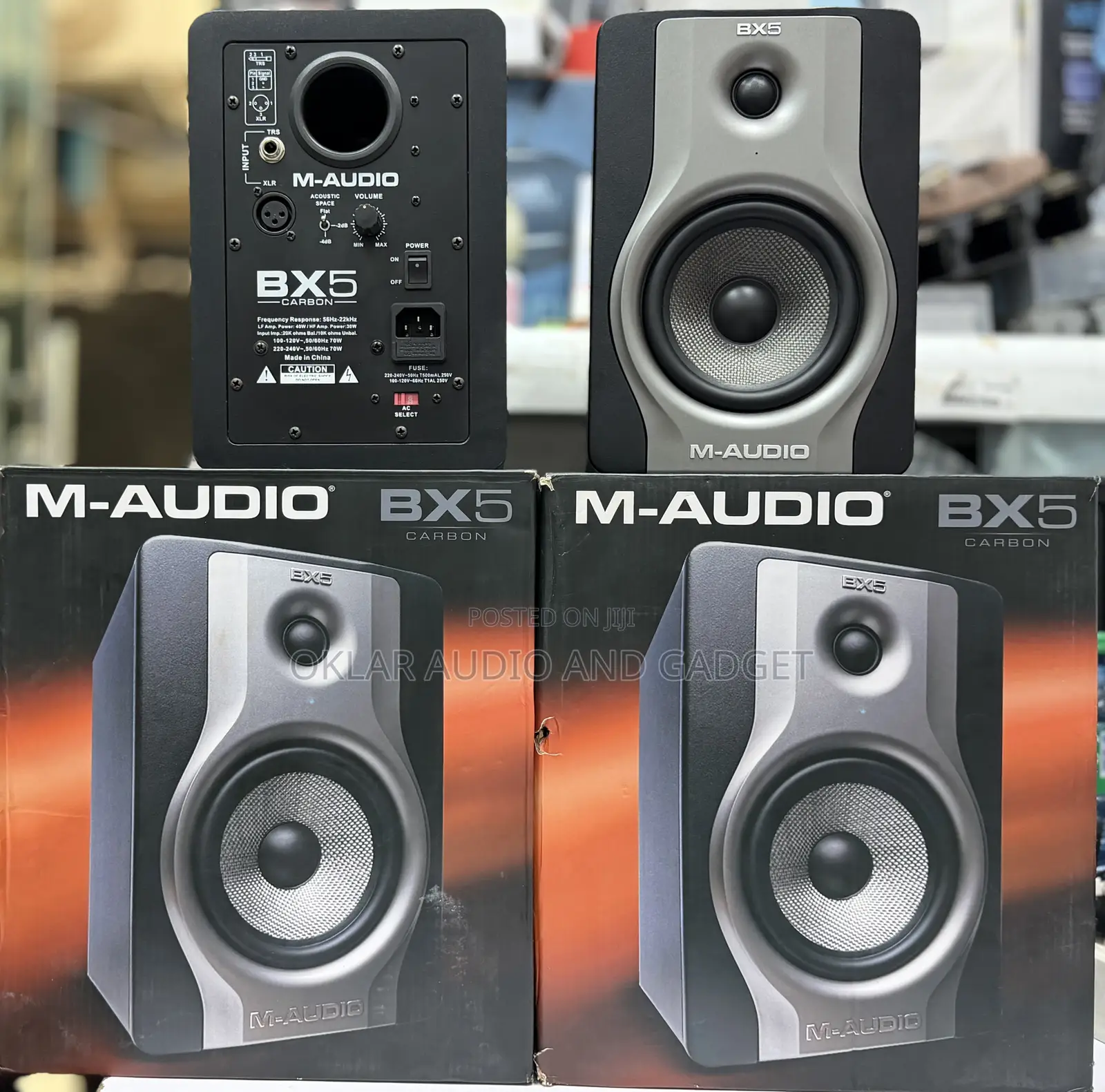M-Audio Bx5 Carbon Studio Monitor (Used Like New)
