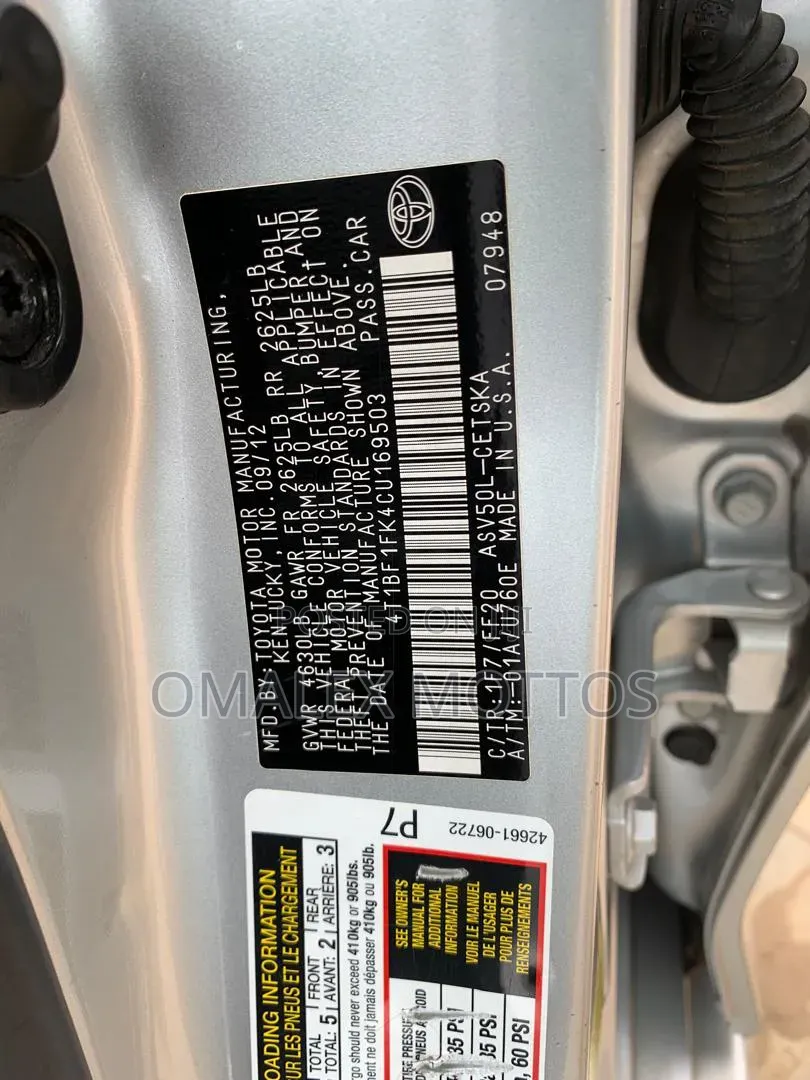 Toyota Camry 2013 Silver