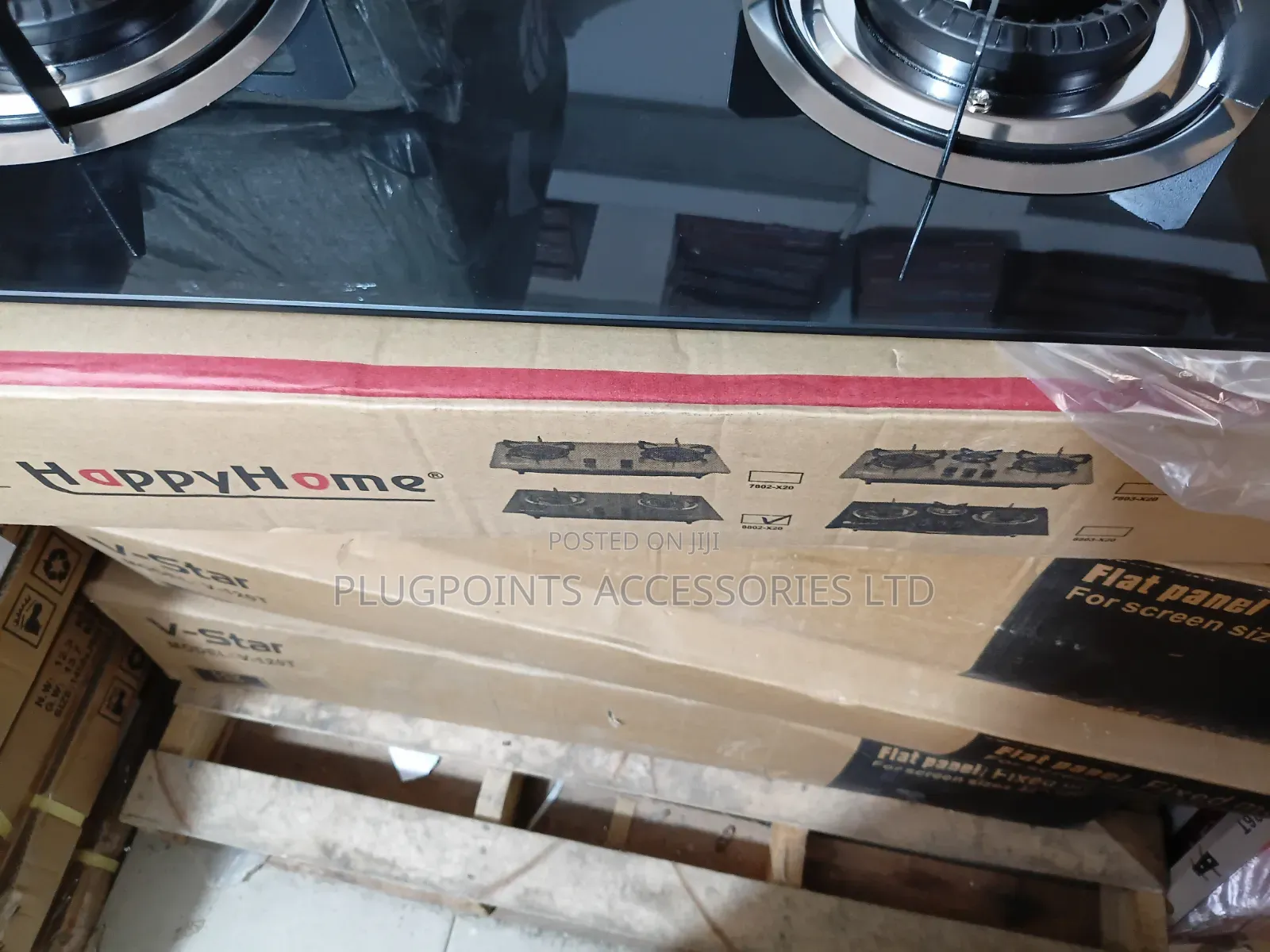 Happy Home 2burners Inbuilt Gas Cooker
