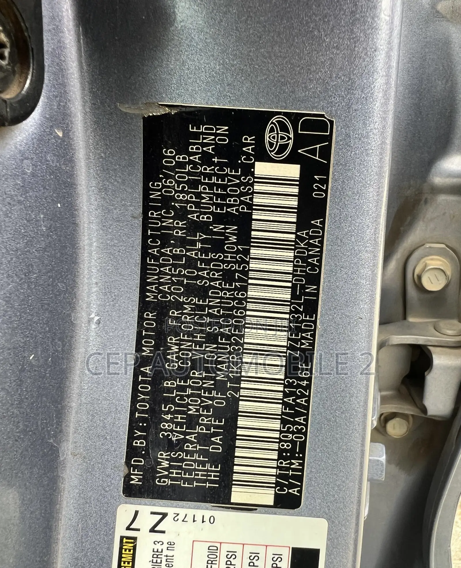 Toyota Matrix 2005 Blue