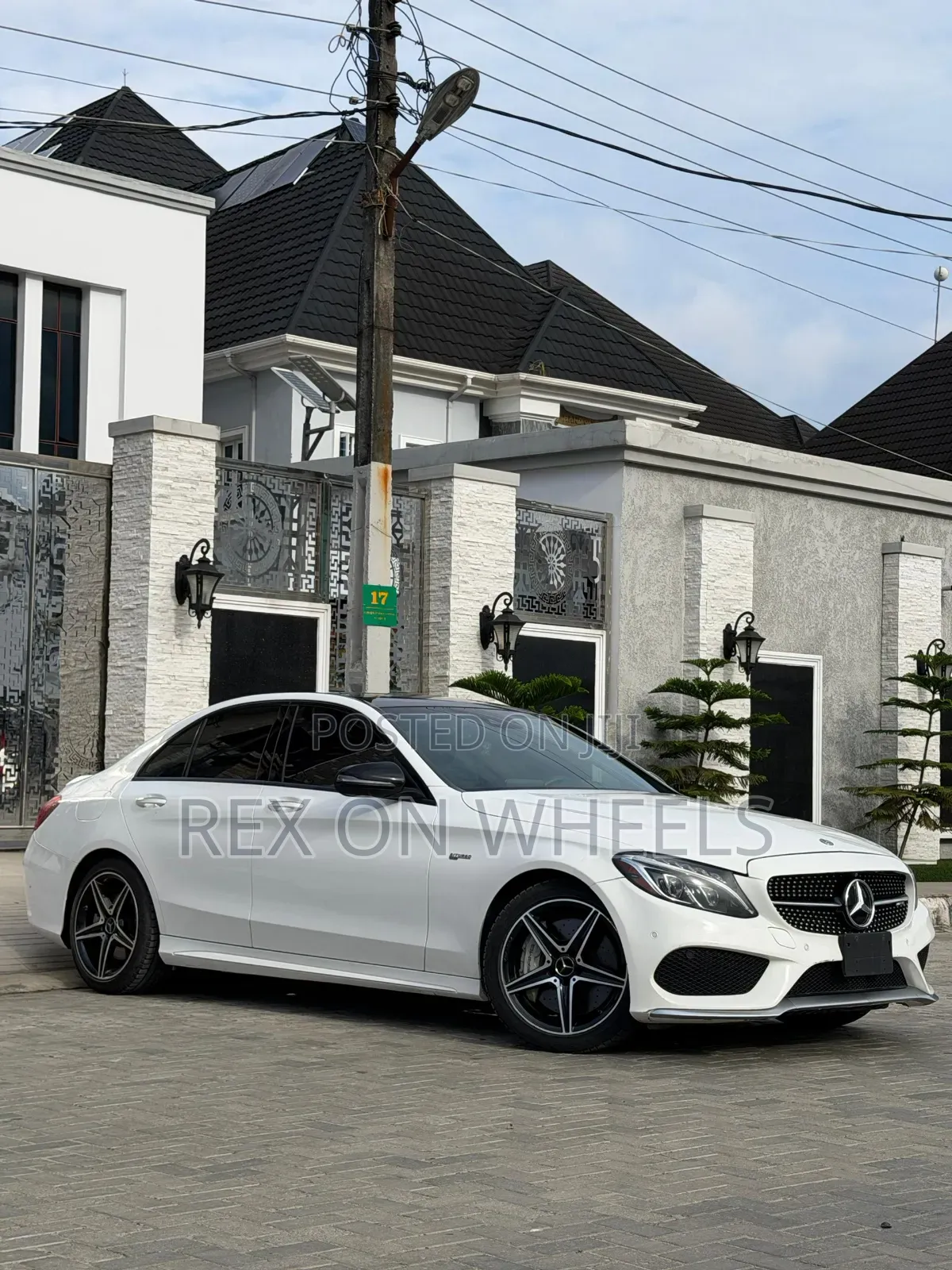 Mercedes-Benz C43 4Matic Sedan AWD (3.0L V6 9AM) 2018 White