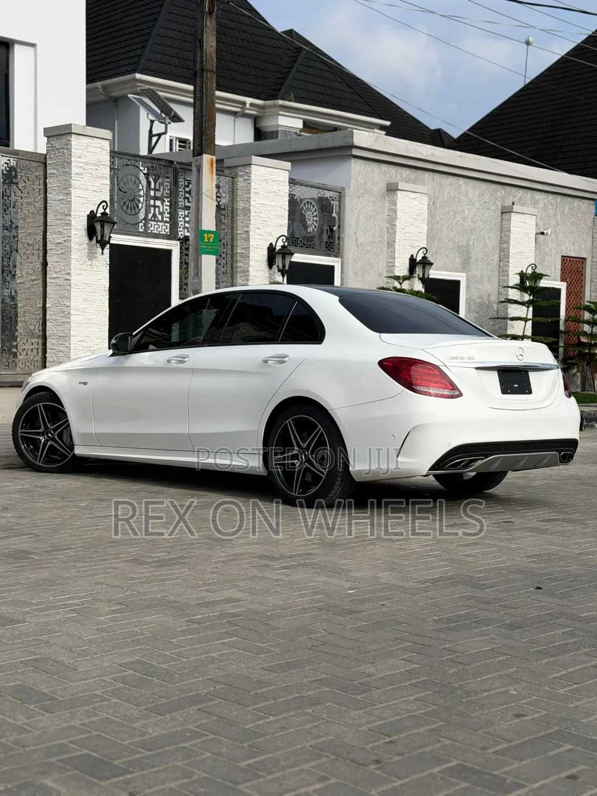 Mercedes-Benz C43 4Matic Sedan AWD (3.0L V6 9AM) 2018 White