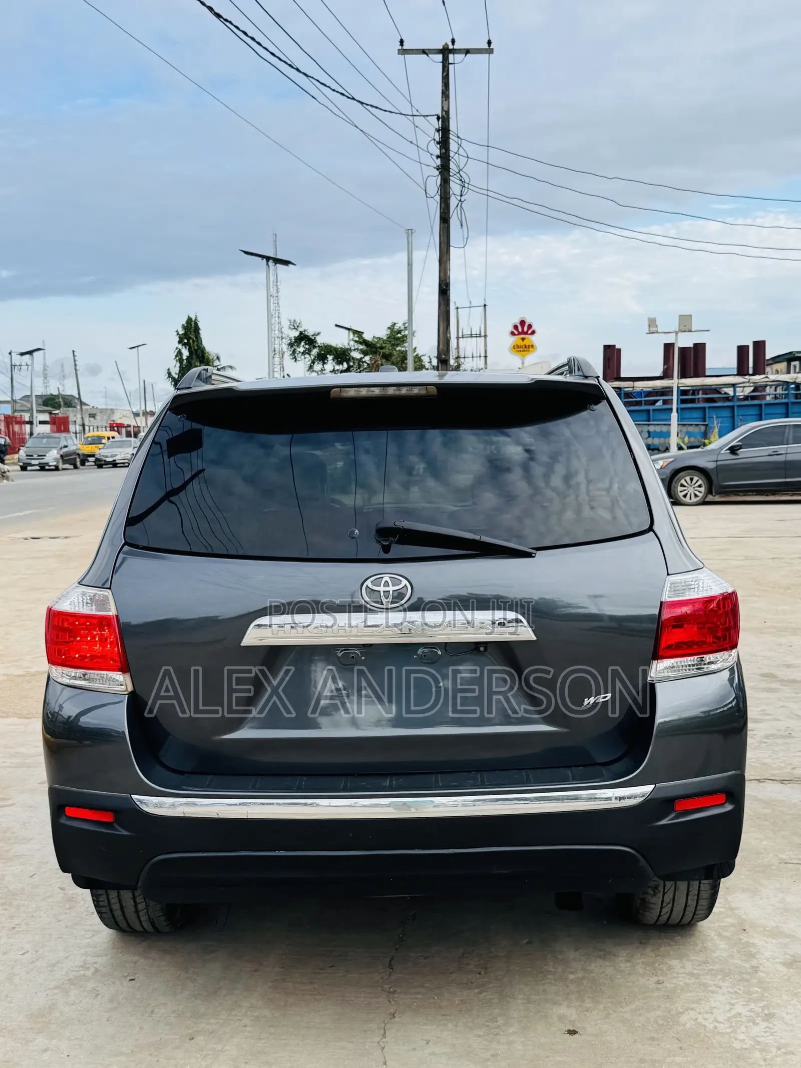 Toyota Highlander Limited 3.5l 4WD 2013 Gray