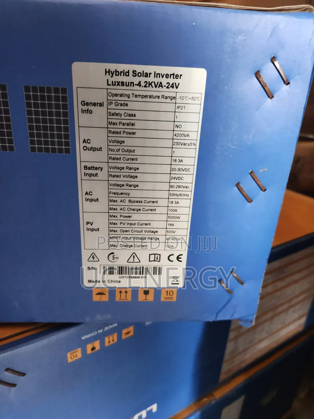 4.2kva 24v Luxsun Solar Inverter Hybrid